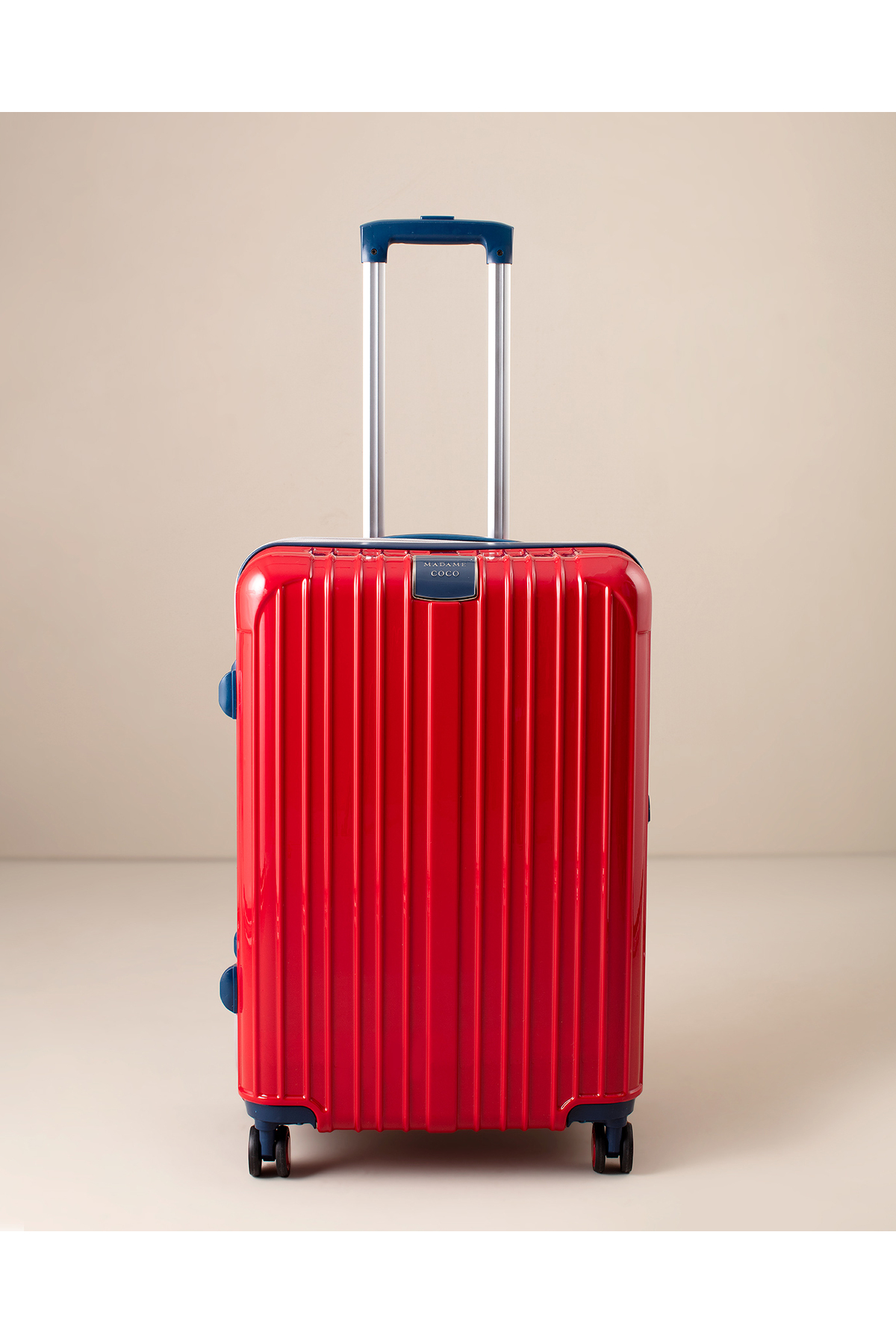 Madame Coco  Chest Orta Boy Valiz/Bavul - Kırmızı - Görsel 2