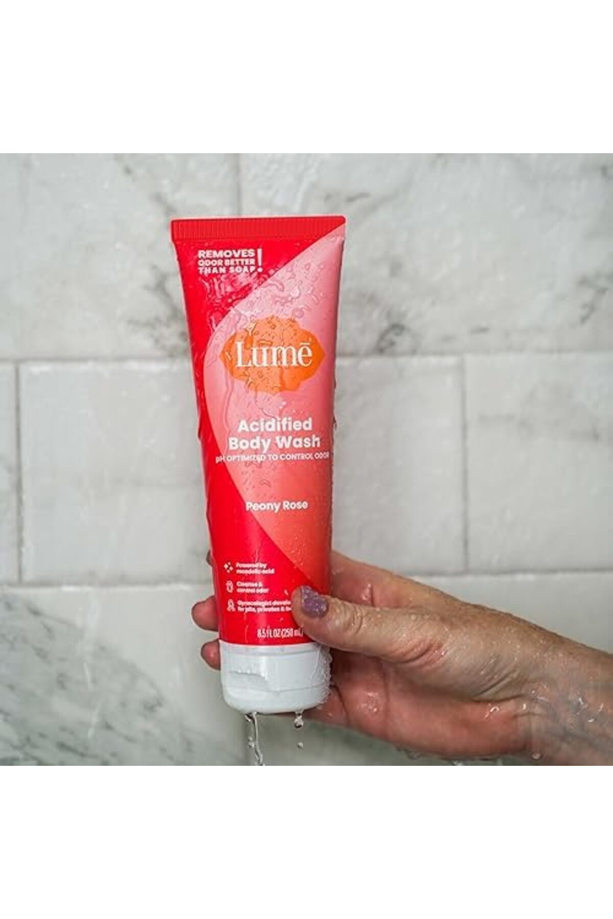 Lume-Acidified Body Wash - 24 Hour Odor Control - Removes Odor Better than Soap - Moisturizing Formu 8