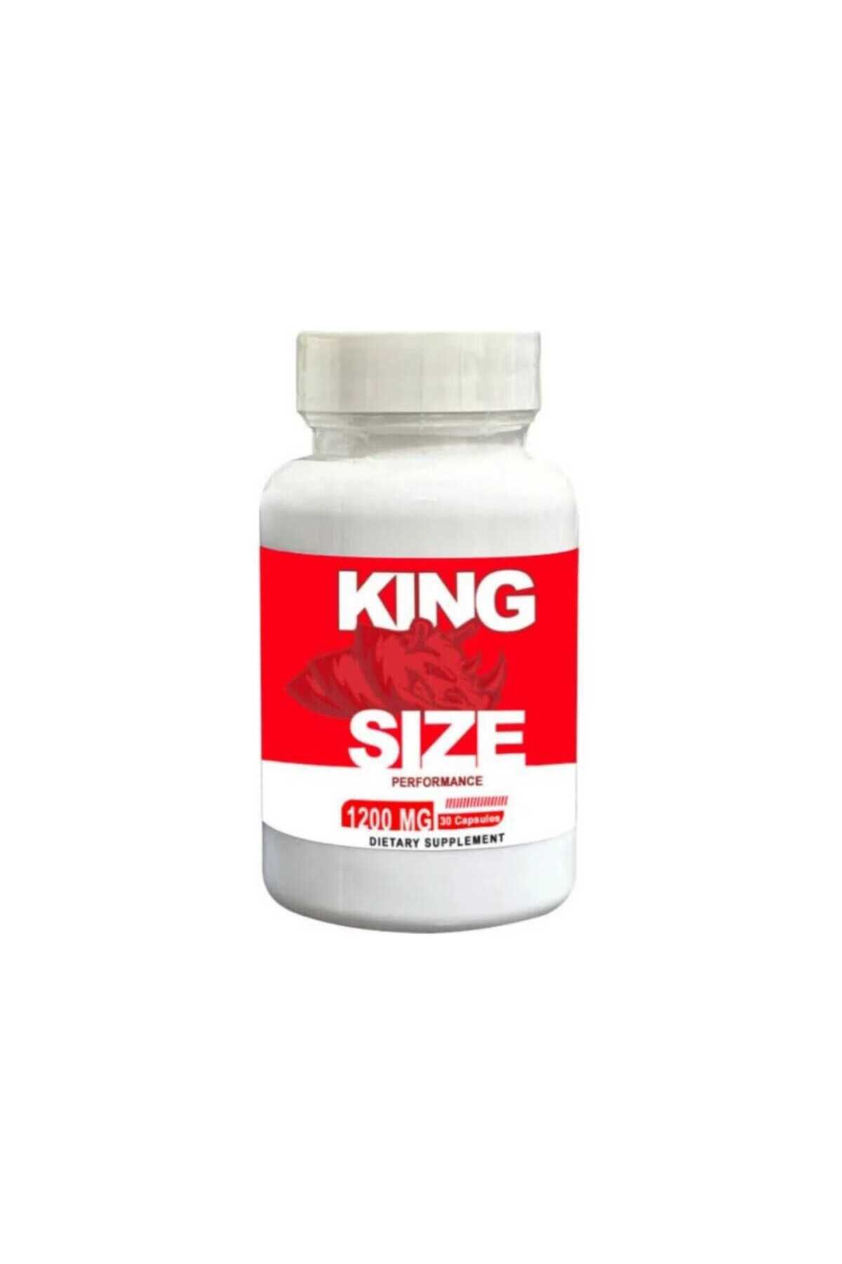 MEDİCREAM King Size 1200 MG Erkeklere Özel Yoğun Sertliği ve Kuvveti Arttıran 30 Lu Takviye