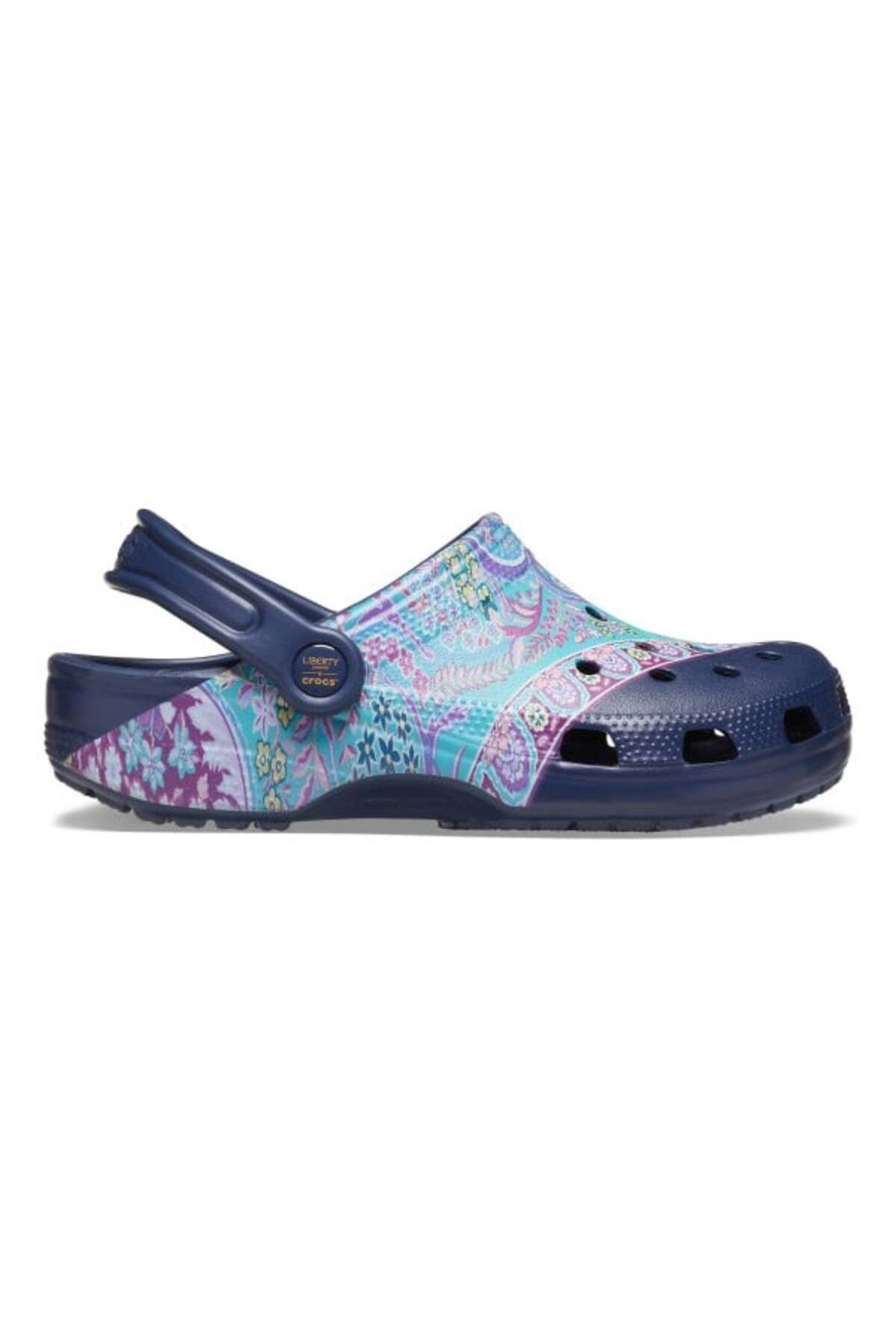 Crocs-Saboți Crocs Liberty London X Crocs Classic Clog 41-42 EU - M8/W10 US Albastru - Bleumarin 1