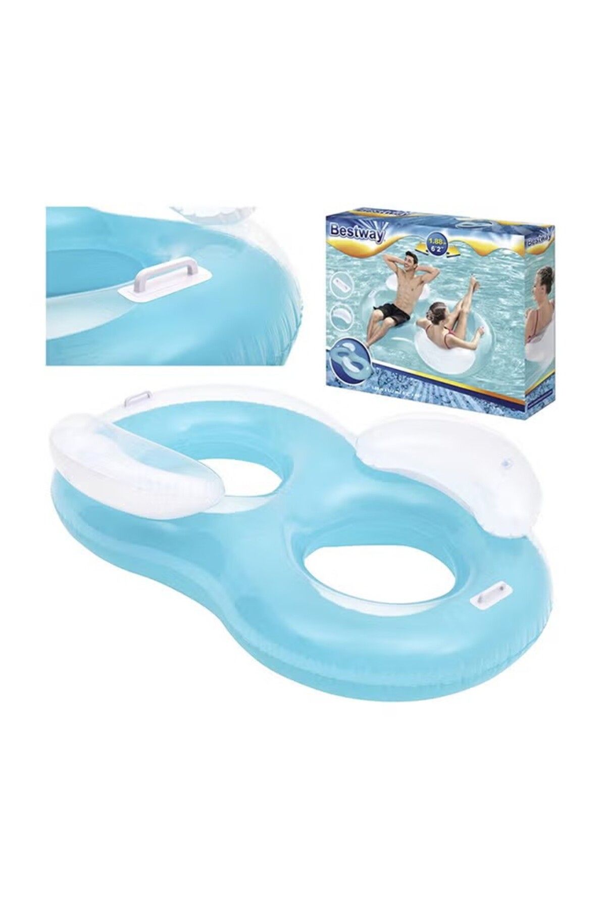 BESTWAY-Bestway Double Backrest Pool Float 188X117CM 26-43009 6