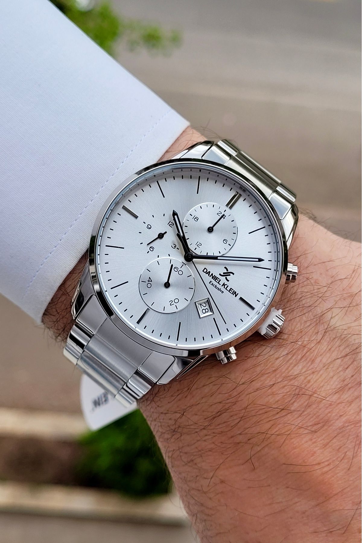 Daniel Klein Silver Renk 24 Ay Garantili 42 Mm Erkek Kol Saati