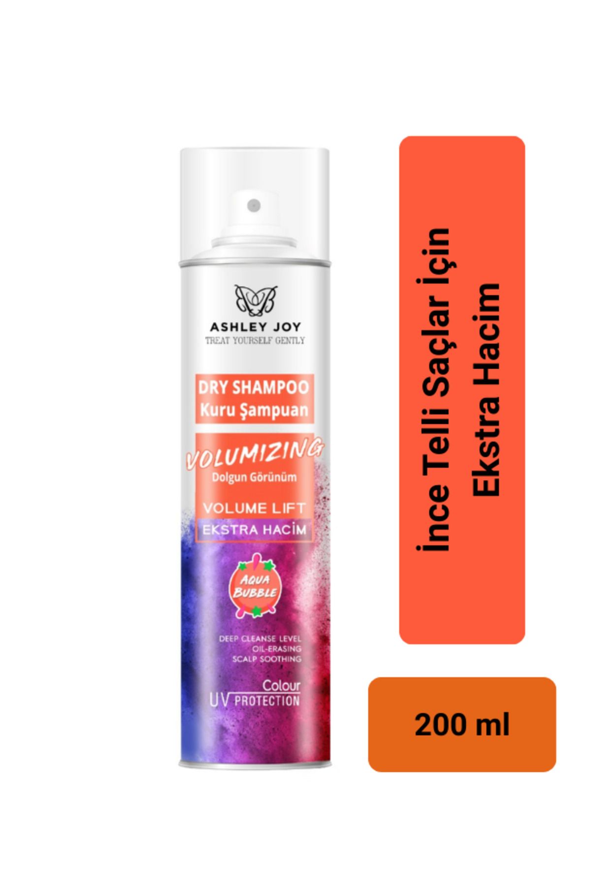 شامپوی خشک شامپو شده توسط UV PROTECTED BUBBLE 200 میل Ashley Joy
