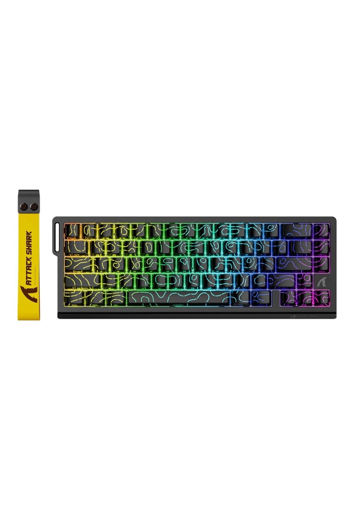 SiLabor X Attack Shark X68HE Manyetik Switch Klavye - 0.125ms Ultra Düşük Gecikme, RGB Aydınlatma