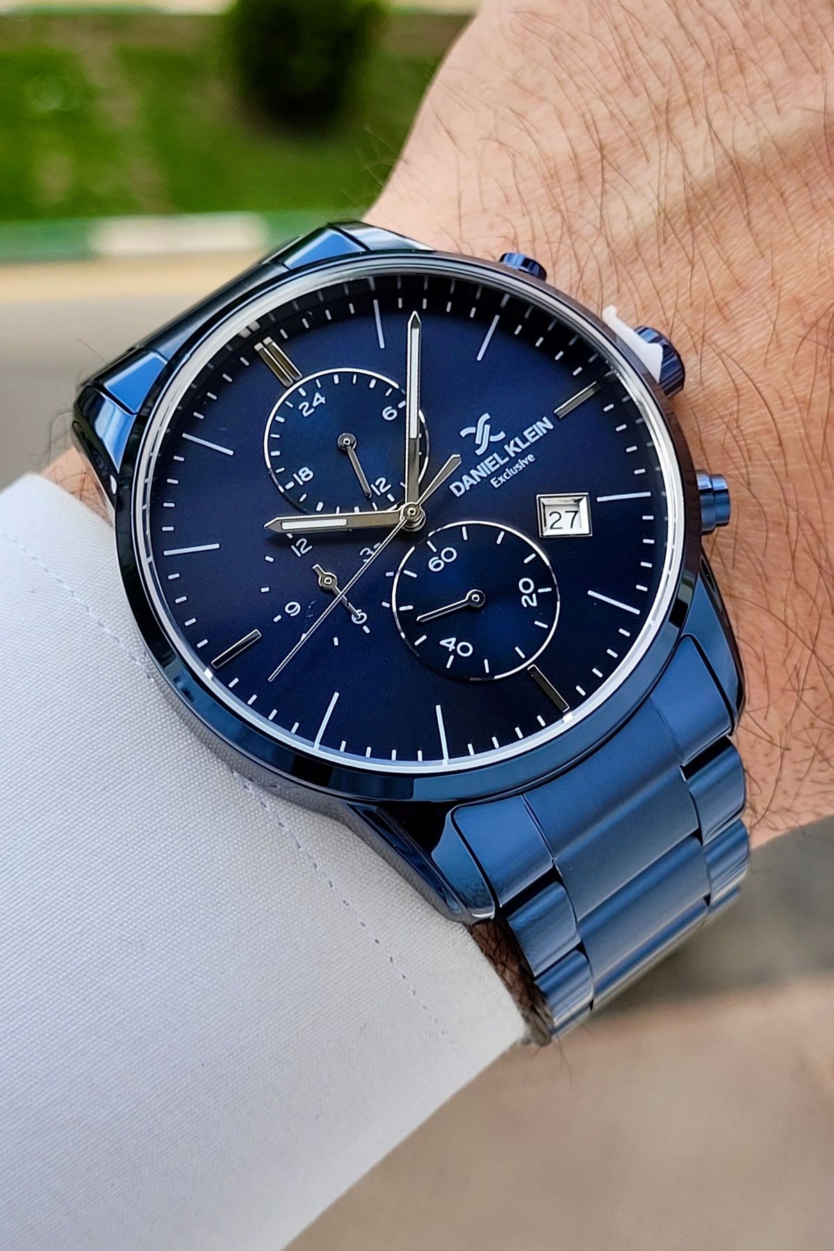Daniel Klein Lacivert Renk Ayarlanabilir Kordonlu 42 Mm Erkek Kol Saati