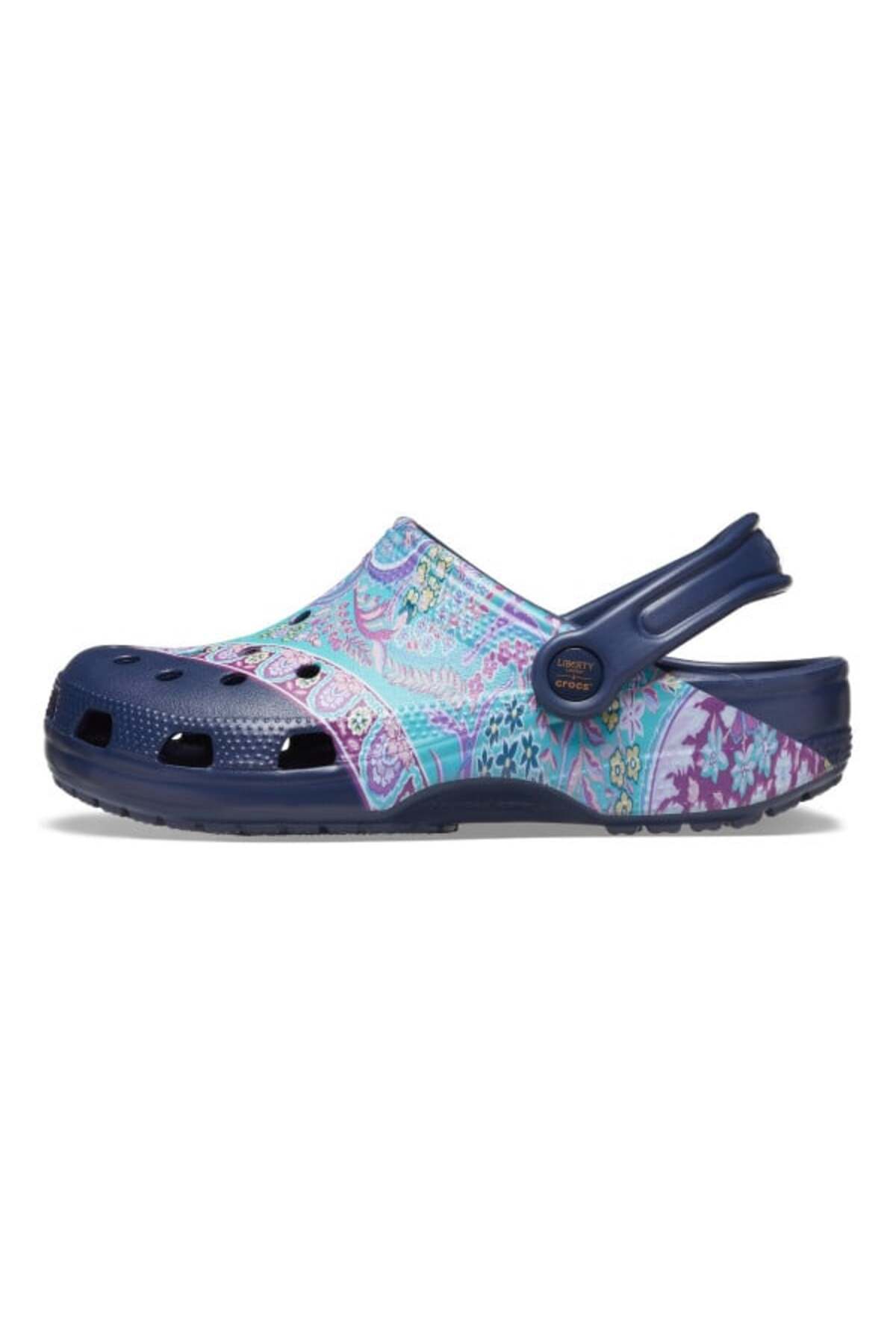 Crocs-Saboți Crocs Liberty London X Crocs Classic Clog 41-42 EU - M8/W10 US Albastru - Bleumarin 3