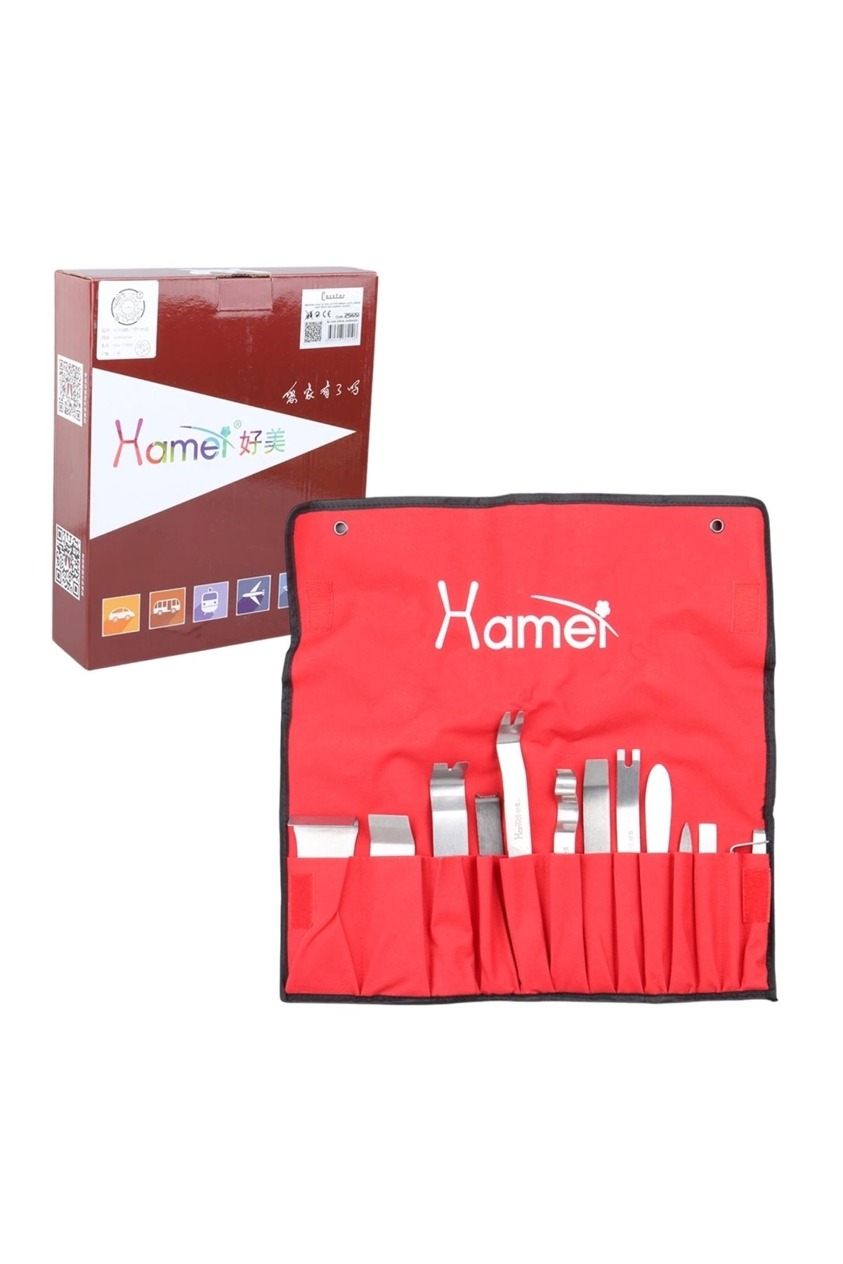 STOREMAX ARAÇ İÇİ SES SİSTEMİ SÖKME - LASTİK SÖKME - KAPI DÜZELTME ÇIKARMA TAKIMI PASLANMAZ ÇELİK (5047)