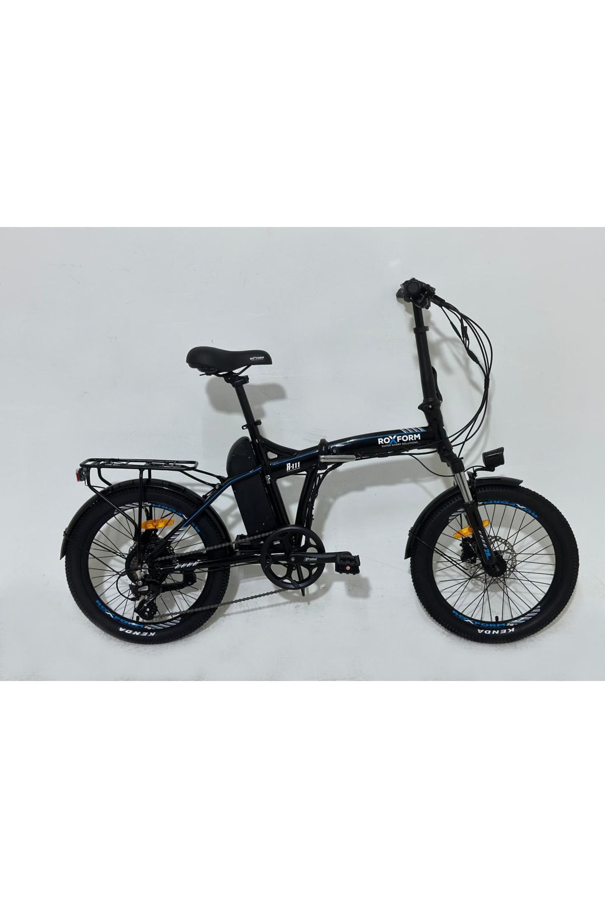 ROXFORM R-111 Elektrikli Katlanabilir Bisiklet 15AH Shimano Altus Hidrolik Fren Alüminyum Kadro