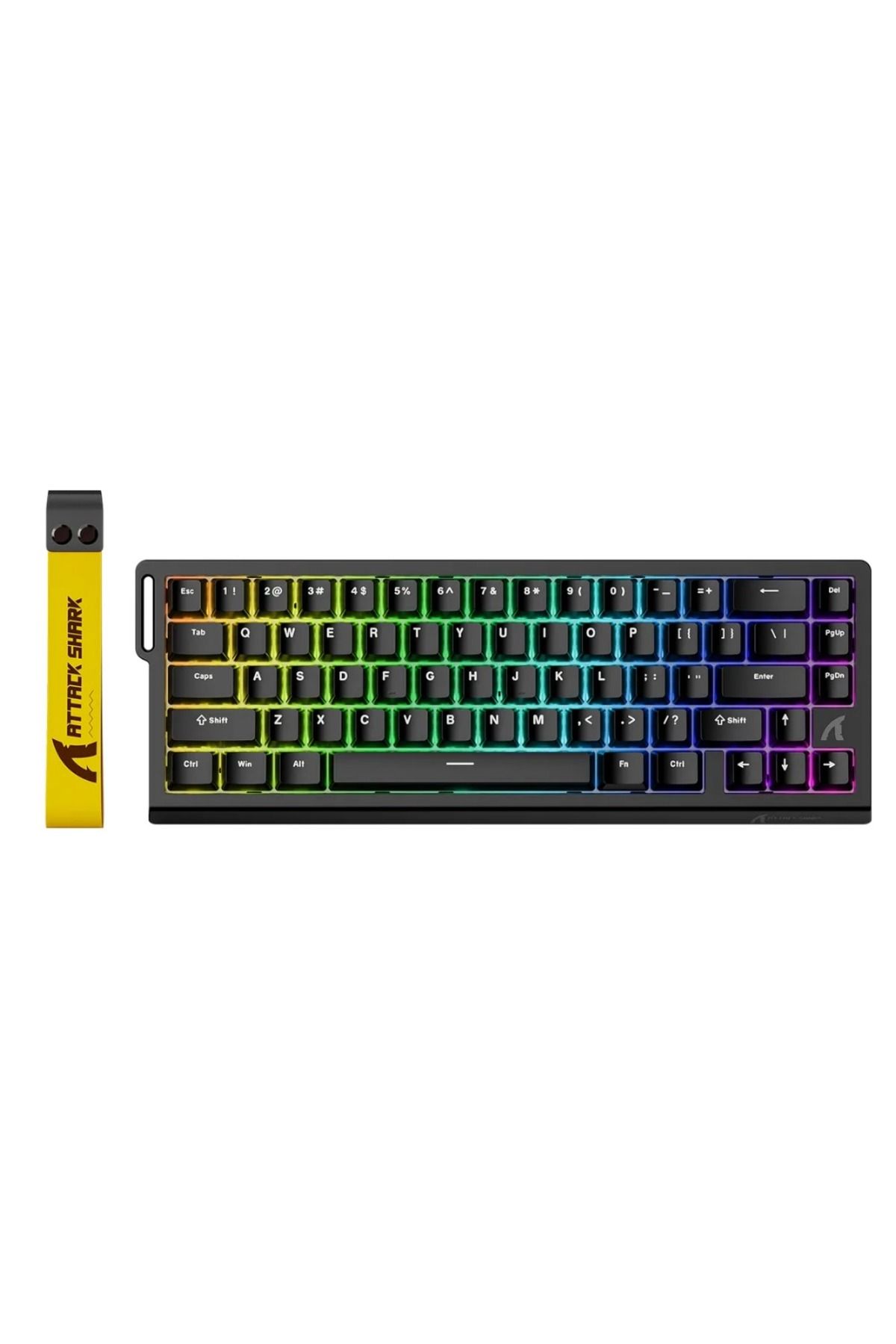 SiLabor X Attack Shark X68HE Manyetik Switch Klavye - 0.125ms Ultra Düşük Gecikme, RGB Aydınlatma