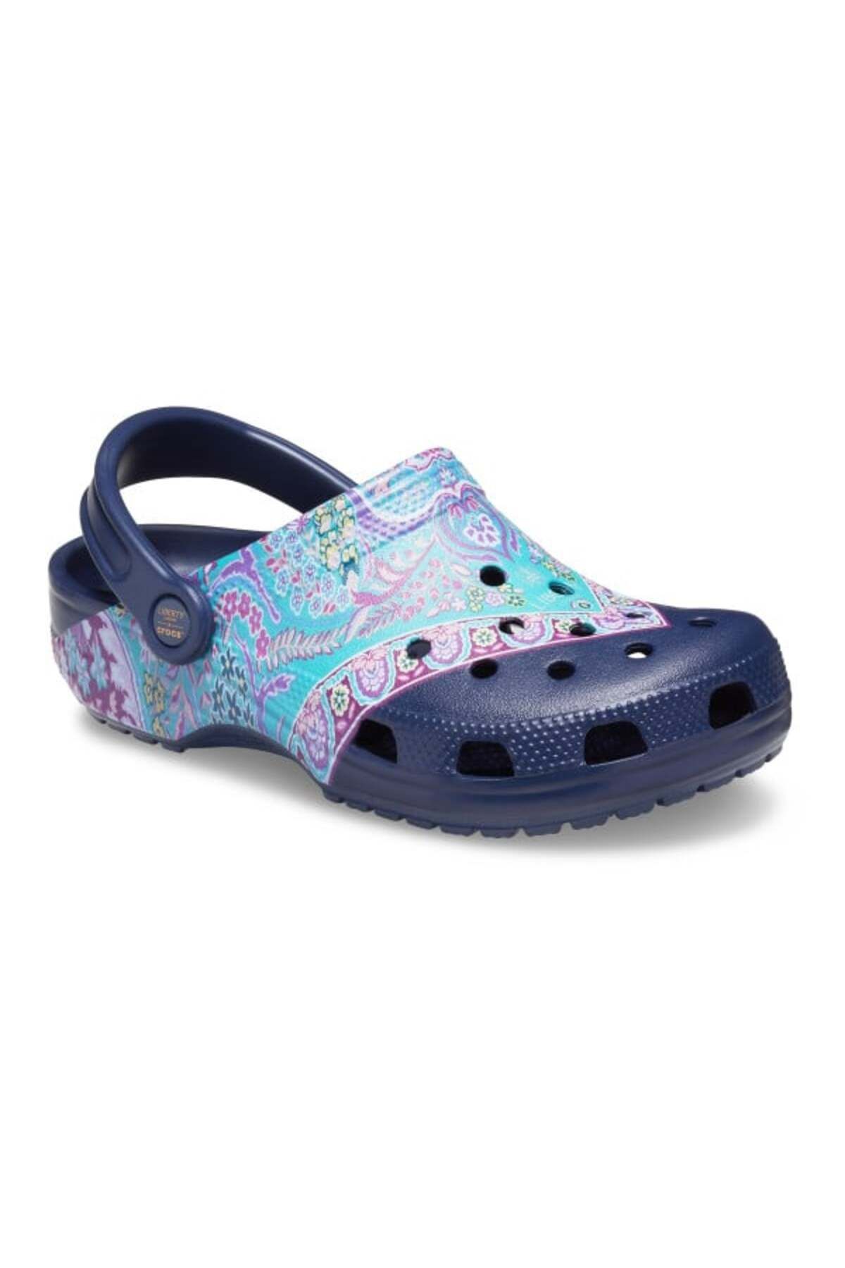 Crocs-Saboți Crocs Liberty London X Crocs Classic Clog 41-42 EU - M8/W10 US Albastru - Bleumarin 2