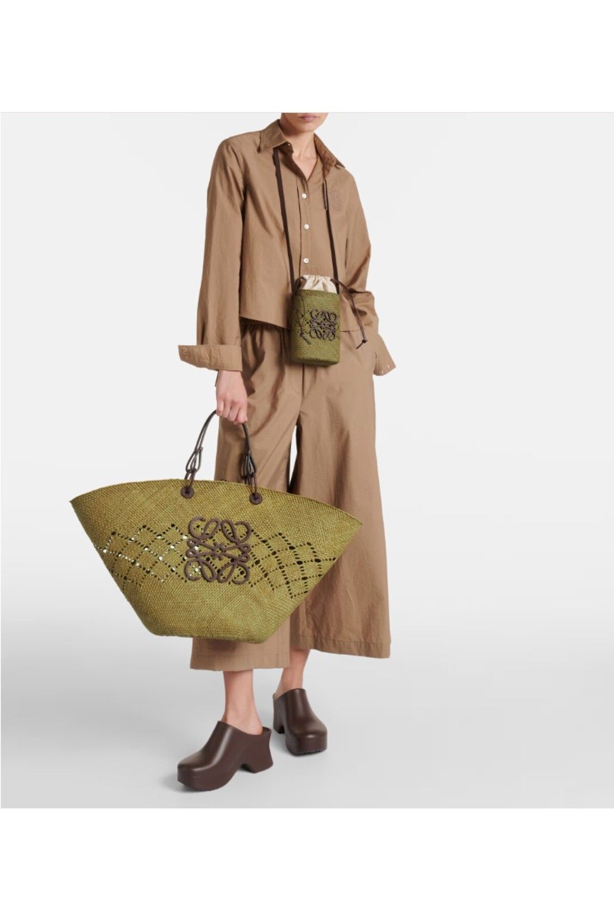 Loewe Paula's Ibiza Anagram Large basket bag