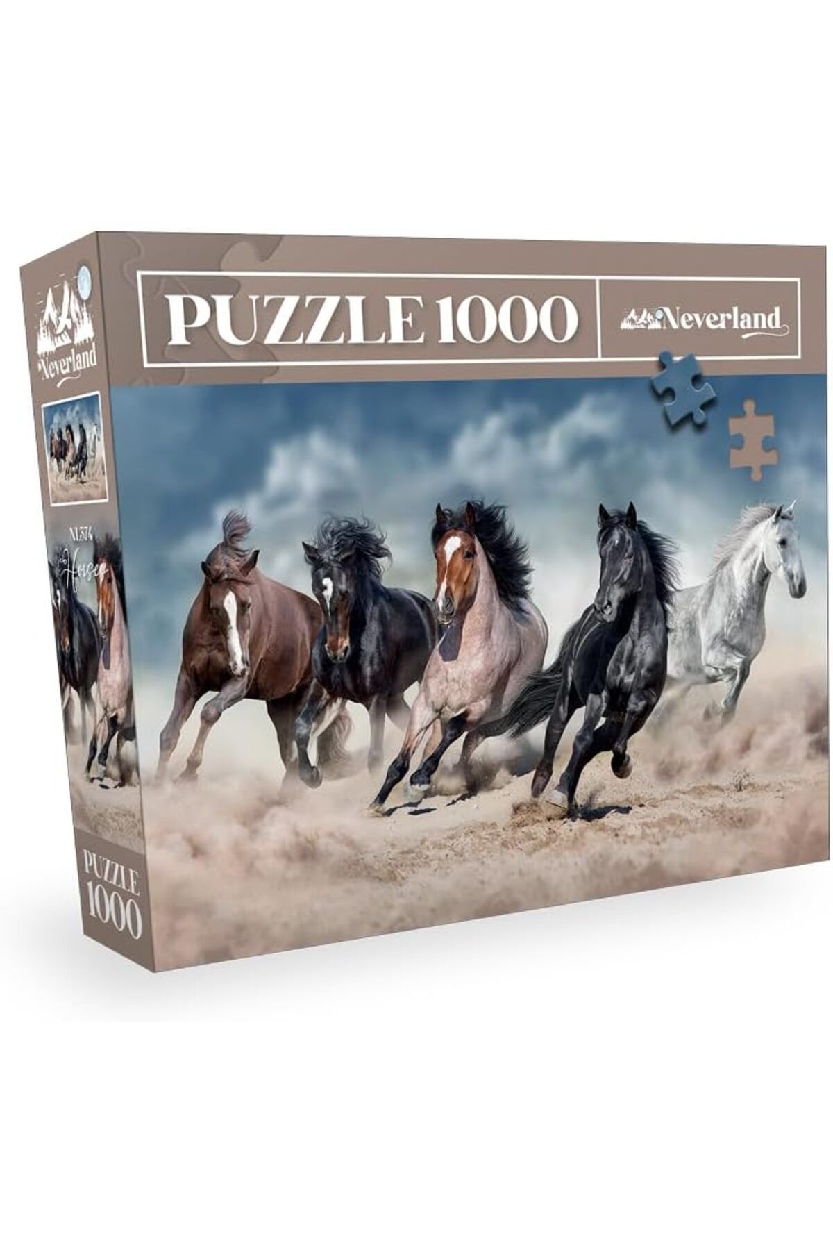 STOREMAX 1000 PARÇA PUZZLE - HORSES (ATLAR) FxYM 1126906