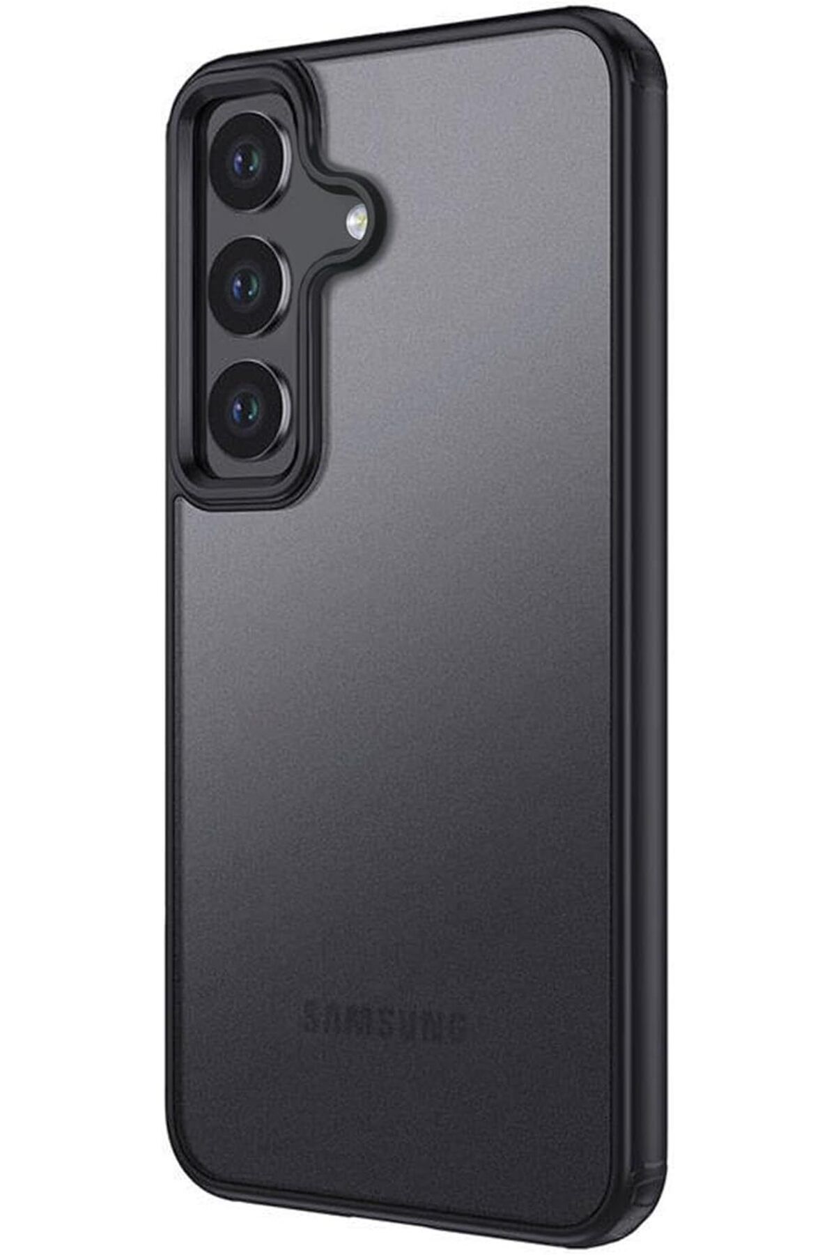 LUXE Galaxy S24 için Kılıf Frosted Frame Siyah [Galaxy S24 ile Uyumlu Kılıf - Siyah] LXSHP 1055529