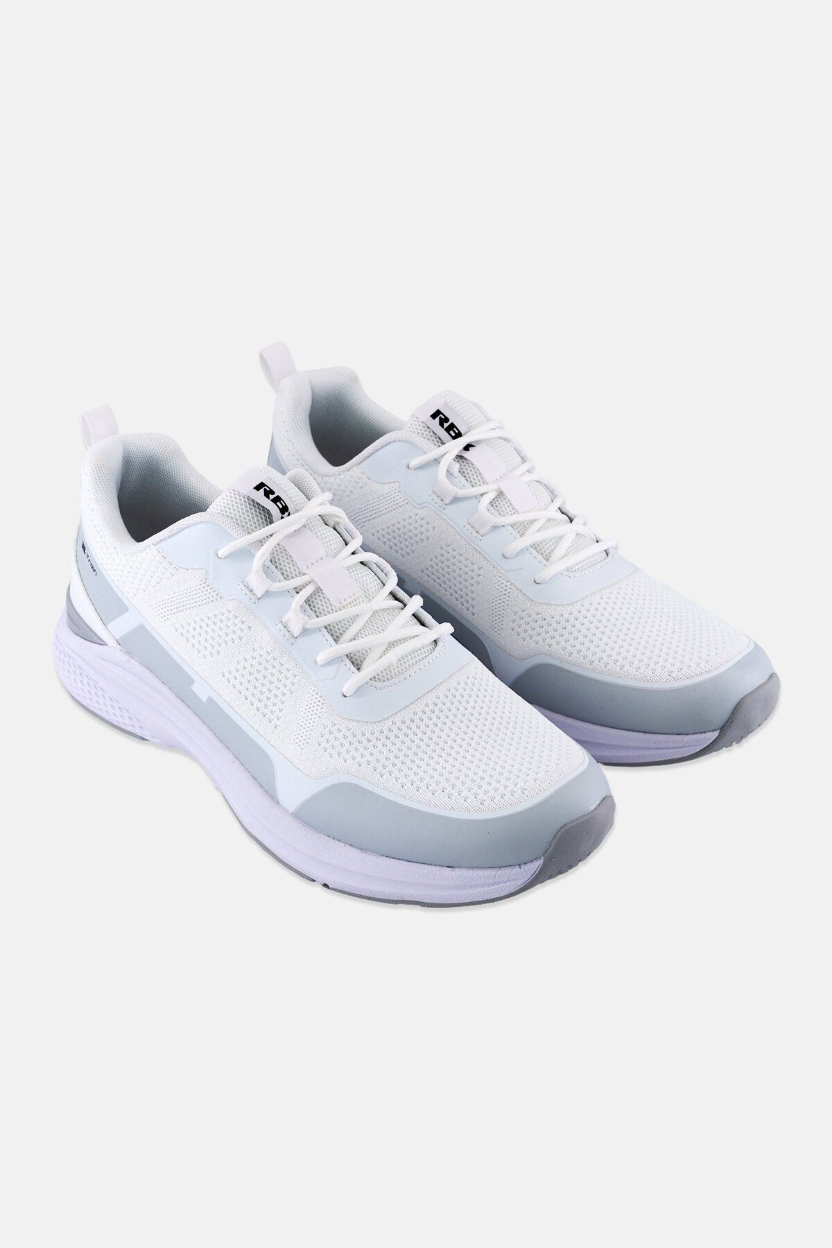 RBX-Men Brand Logo Lace Up Outdoor Shoes, White 1