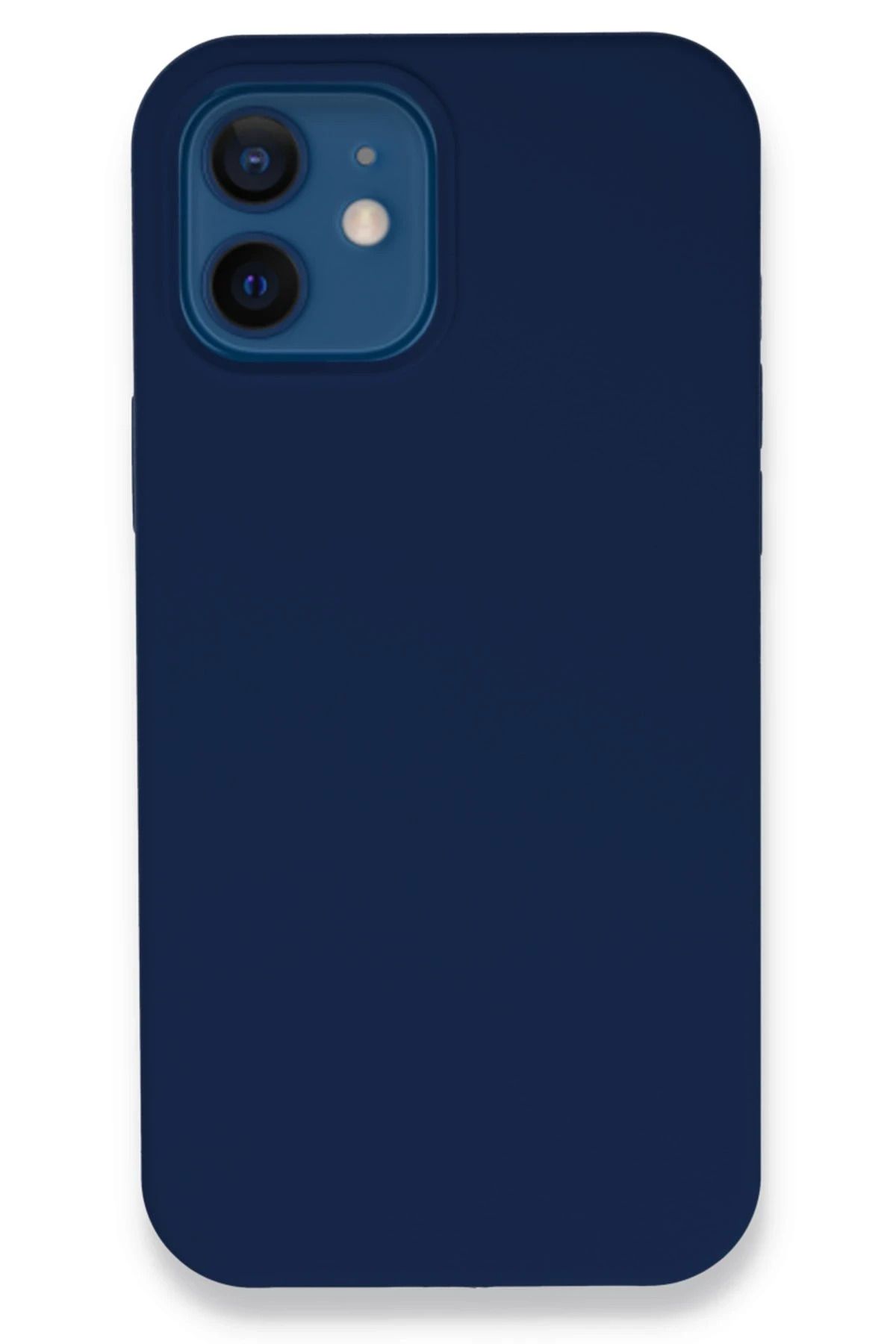 NewFace iPhone 12 Kılıf Lansman Legant Silikon - Lacivert NRMSA