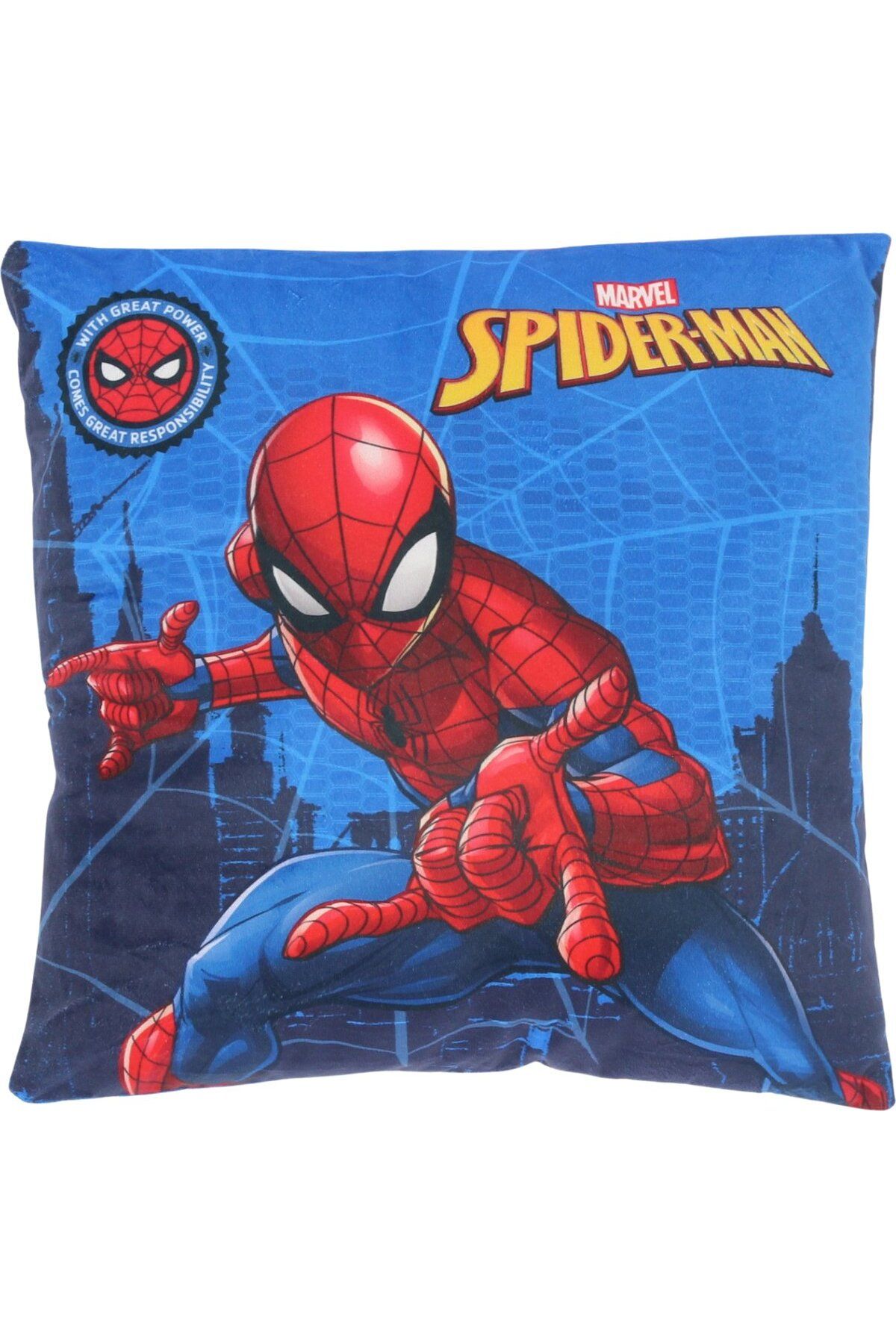SPIDERMAN Perna Multicolor Cu Doua Fete, 40x40 Cm, Fight, Spiderman - One Size