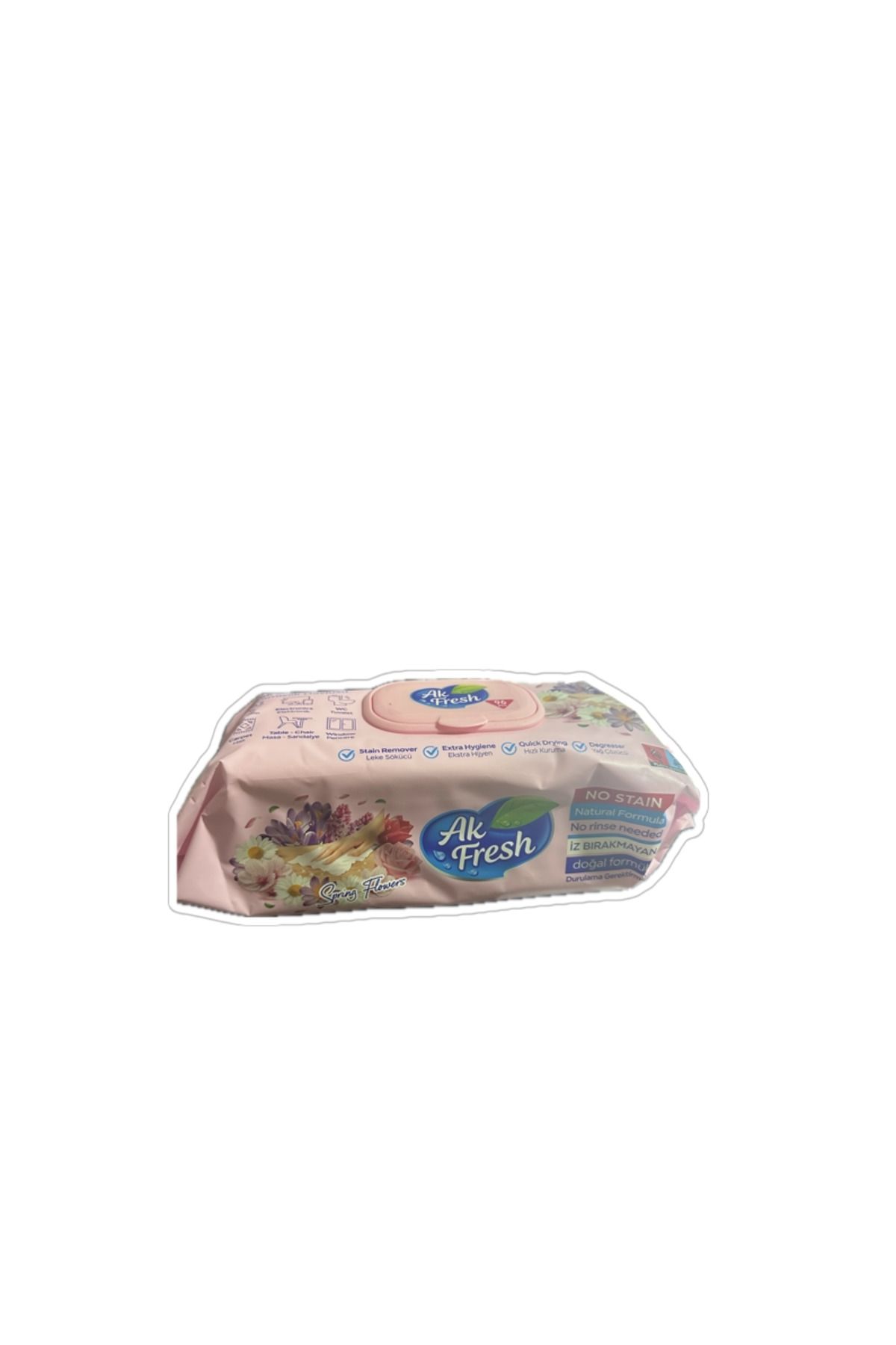 AZ AMBALAJ TEMİZLİK Ak Fresh Ilkbahar Cicekleri Kokulu Islak Mendil