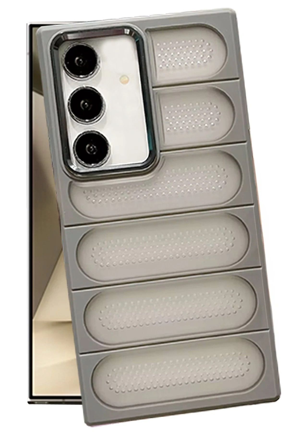 NewFace Samsung Galaxy S24 Plus Kılıf Airmax Silikon Kapak - Titan Gri INSLM