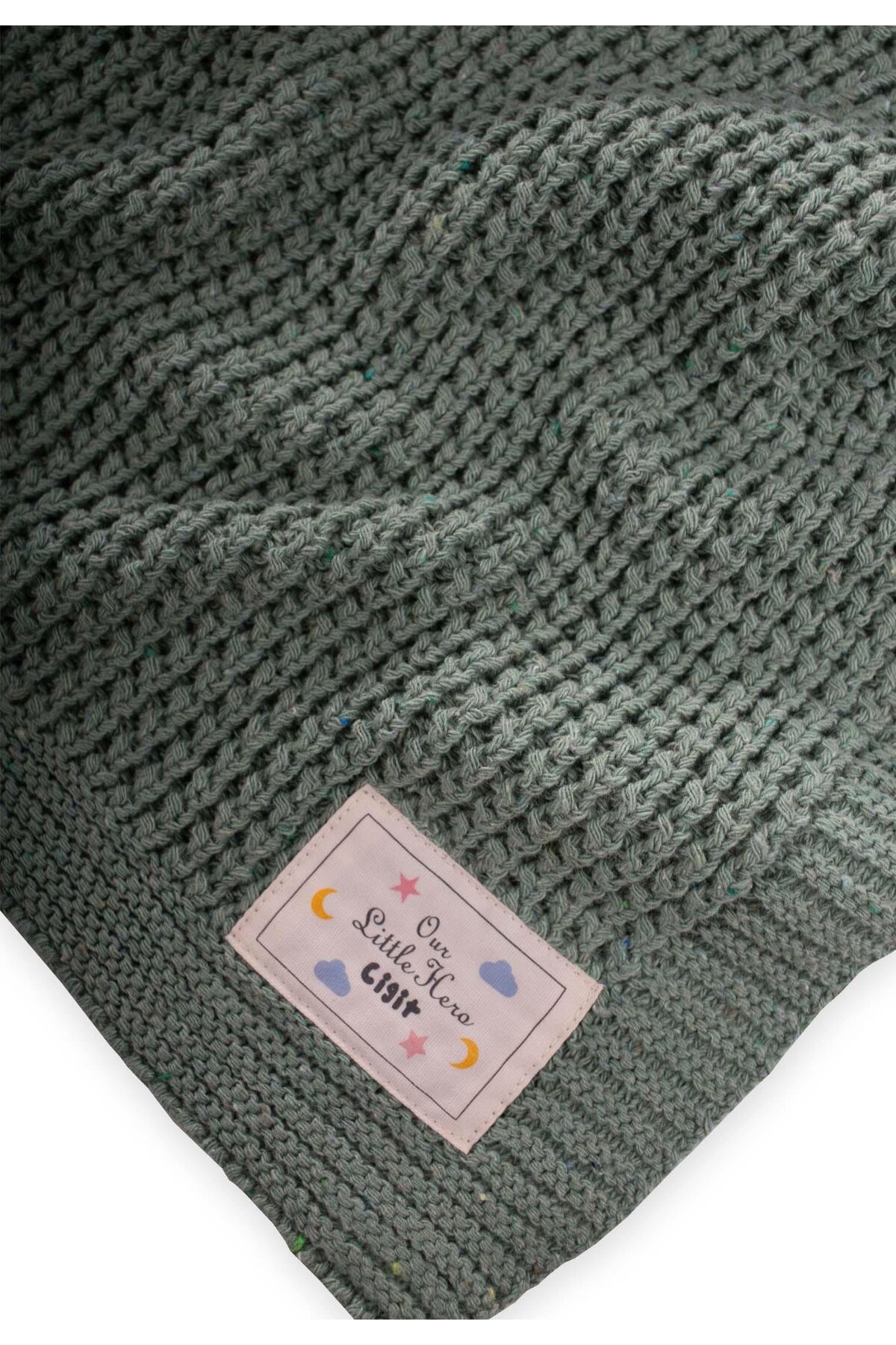 Cigit Selanik Triko Battaniye 80X100 (+/-5 Cm ) Yeşil fotoğrafı 3 (önizleme)