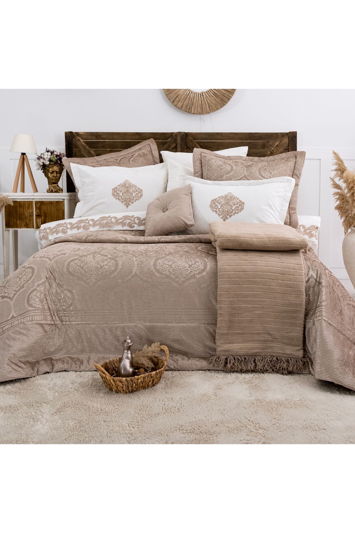 Schafer Home Anna Çeyiz Set 11 Parça-Cappuccino
