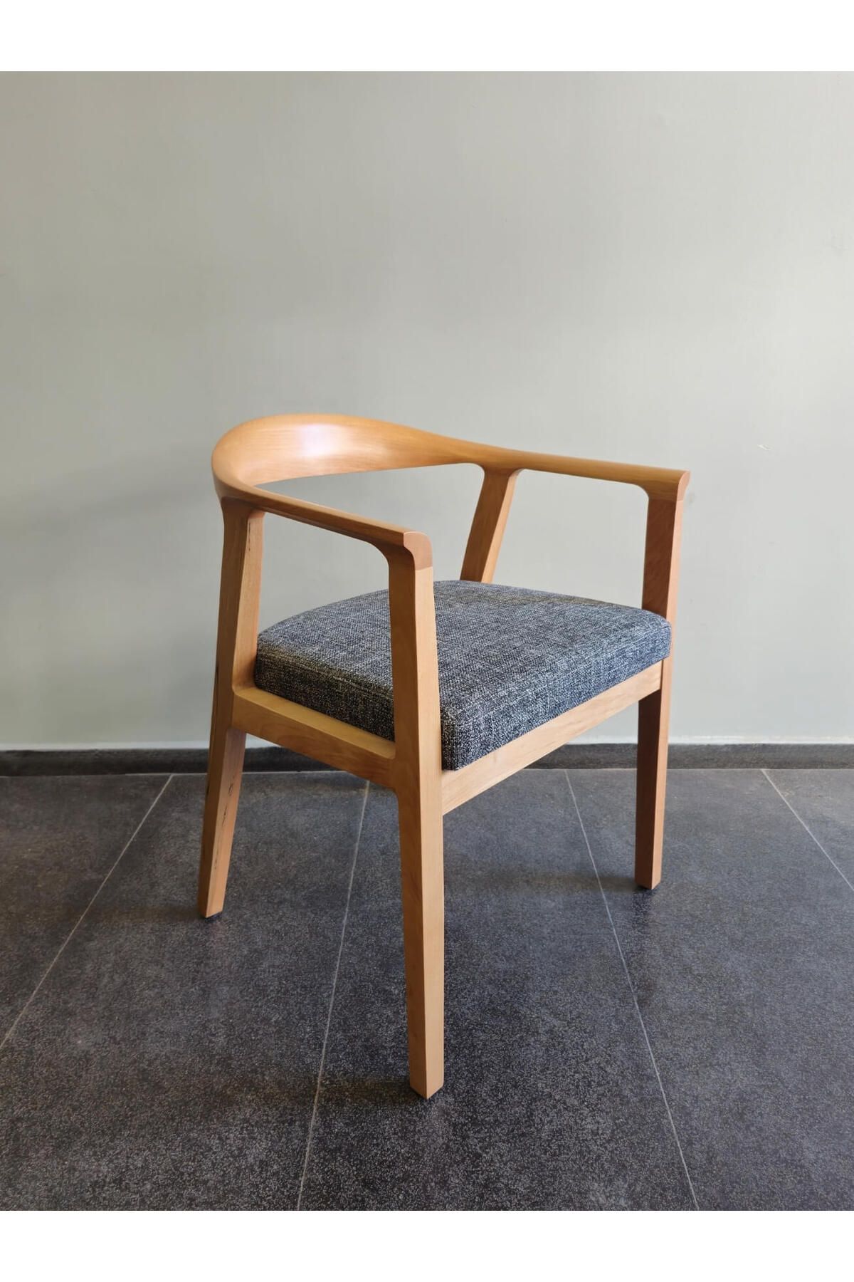 KleinHaus Furniture Arven Ahşap Sandalye, Modern Tasarım (Değiştirilebilir Renk Opsiyonları)