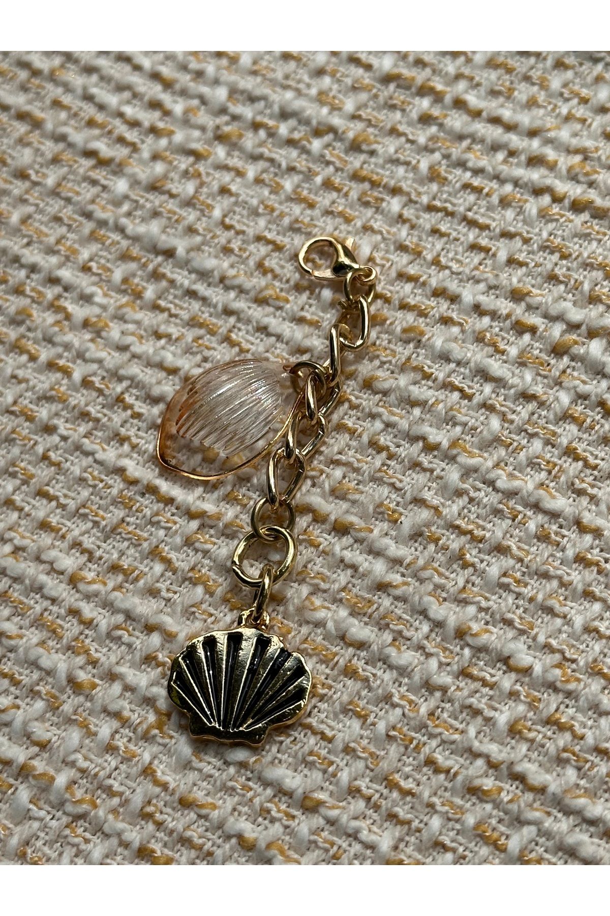 ODDA TASARIM ATÖLYESİ-Gold Mussel Pattern Stylish Design Bikini Jewelry 2