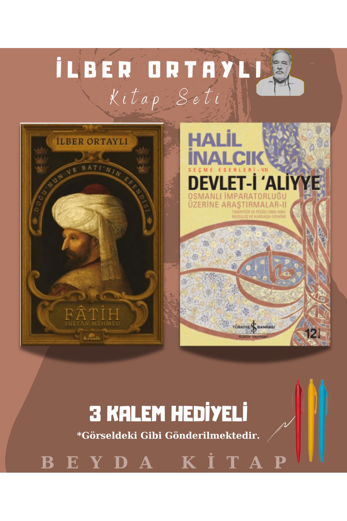 Kronik Kitap Fatih Sultan Mehmet - Devleti Aliyye Cilt 2 - İlber Ortaylı - Kitap Seti - Kalem Hediyeli