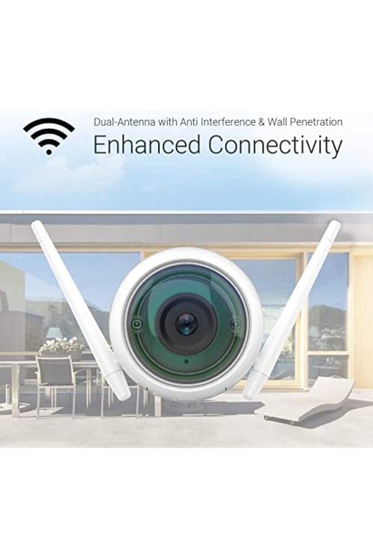 EZVIZ-Outdoor Security Camera C3WN with 1080p, Weather Resistant, Smart Motion Detection, WiFi Suppo 6