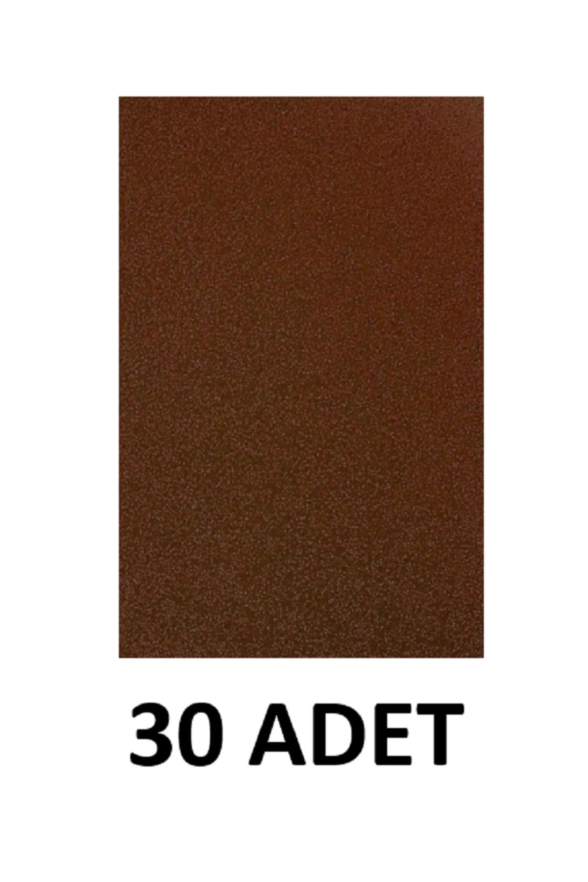 Puti 30 ADET A4 Kahverengi Simli Eva