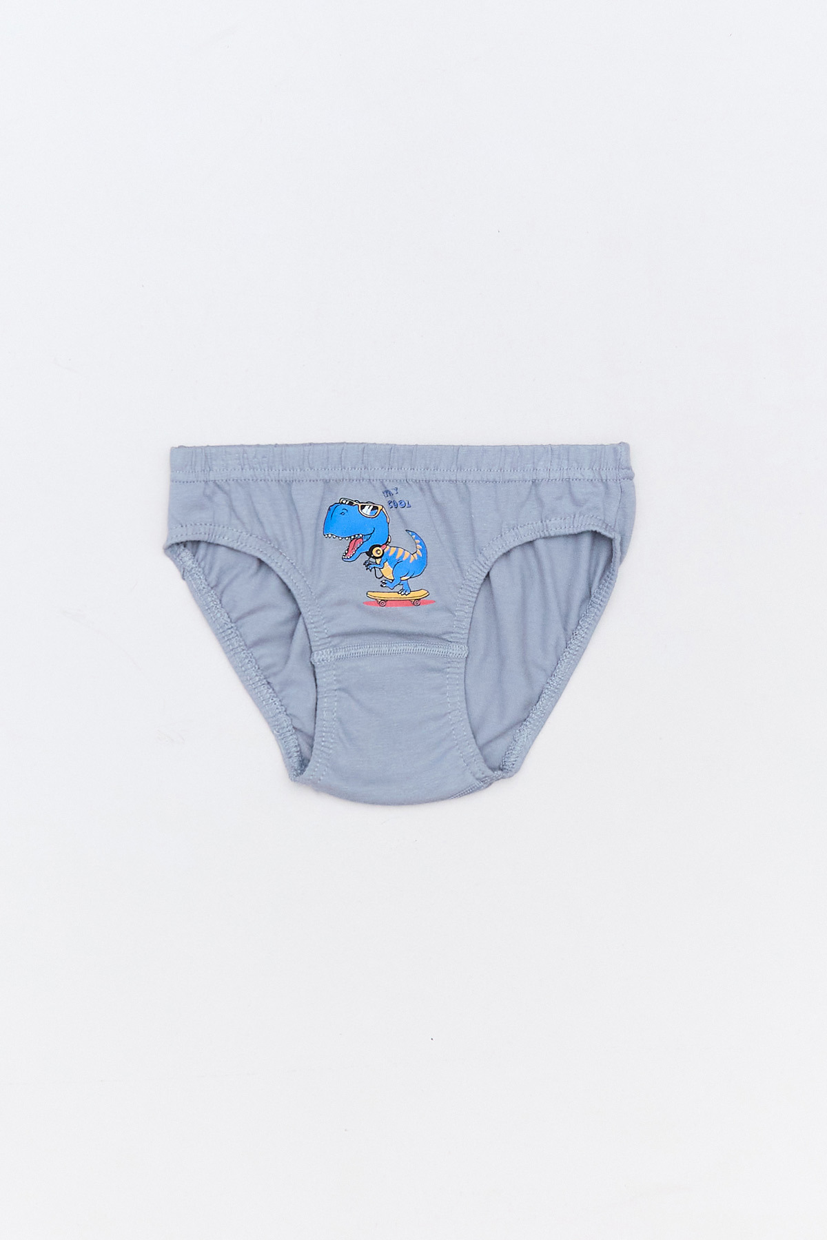 Fulla Moda-Dinosaur Printed 3-Piece Boy's Slip Panties 3