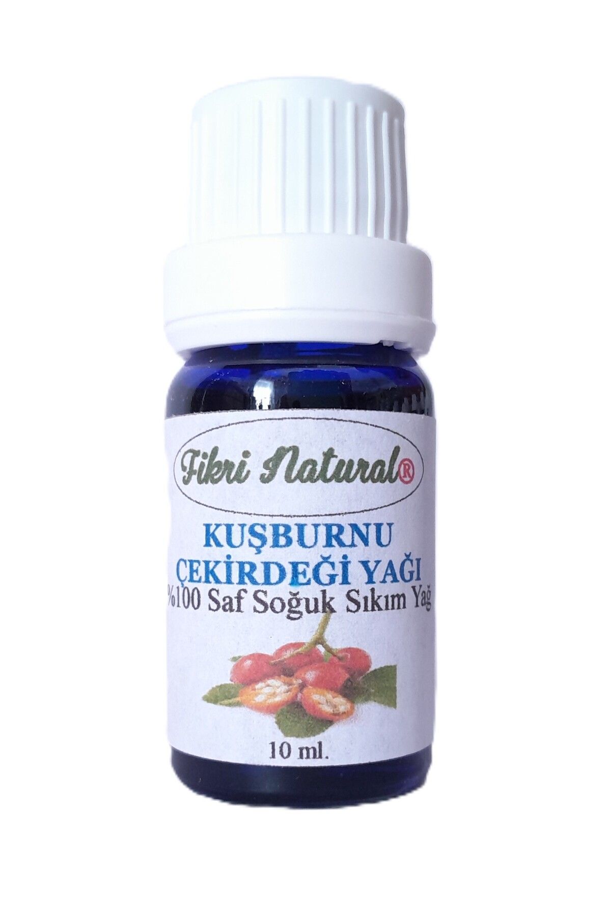 fikrinatural Kuşburnu Çekirdeği Yağı %100 Doğal Soğuk Sıkım Rosehip Seed Oil 10 ml