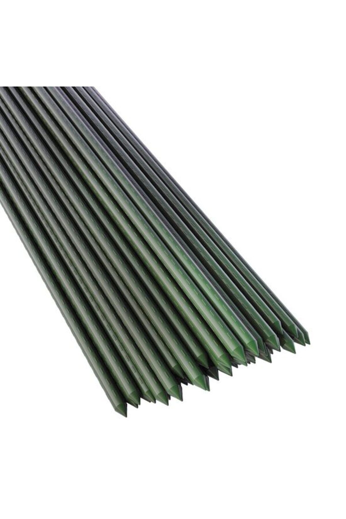 ARTOOLS Set De 25 Ghivece/suporturi Pentru Roșii, Castraveți, Fasole, Metal + Pvc, Verde, 210x2 Cm, Artool - One Size