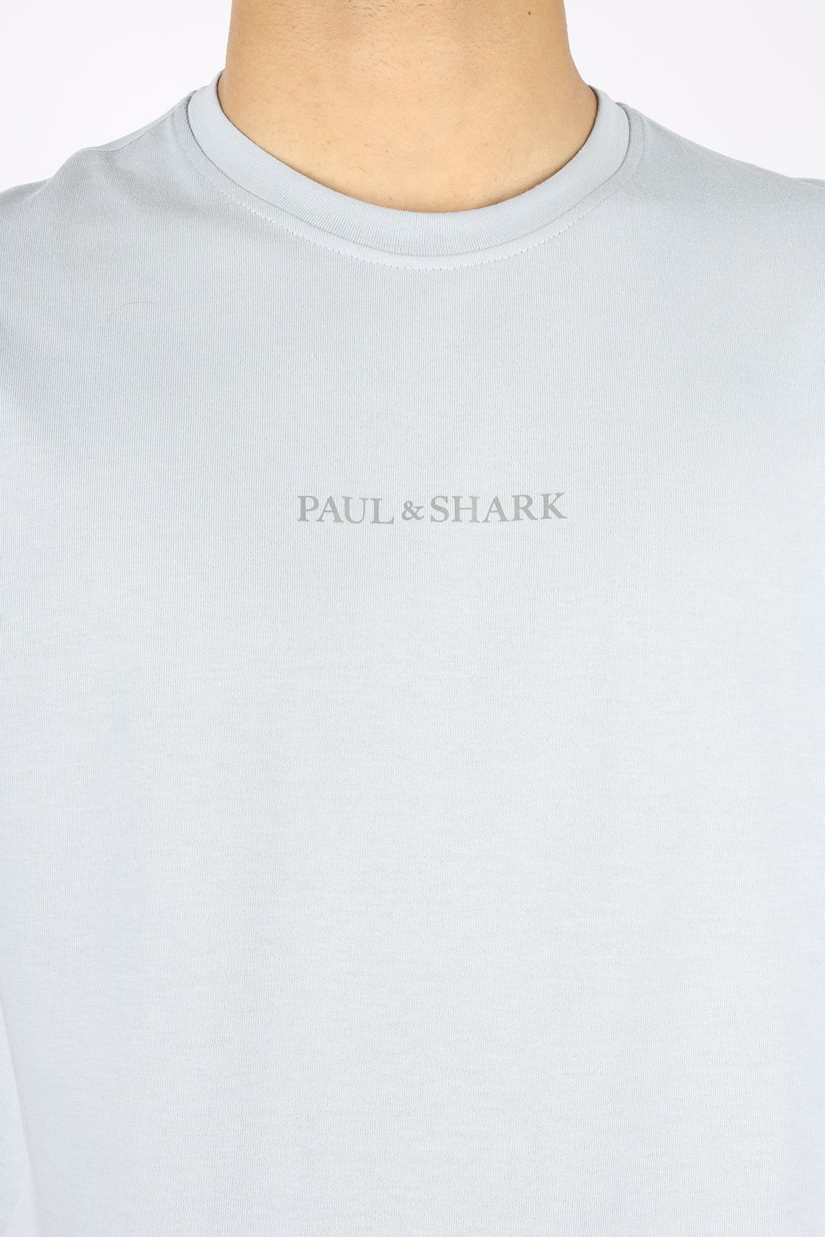 PAUL&SHARK-Tricou albastru cu mânecă scurtă și gât rotund pentru bărbați 25411088-904 4