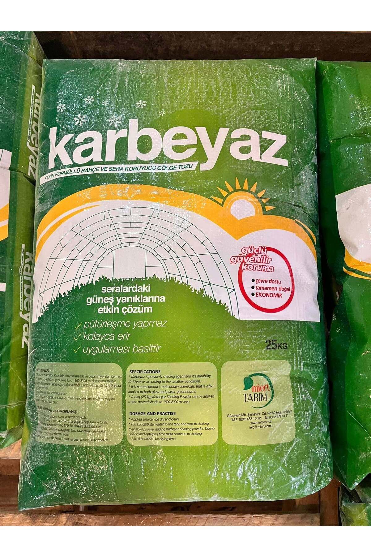 SERA Gölge Tozu Orjınal Karbeyaz Gölge Tozu Sera Gölge Tozu Çikmayan Gölge Tozu