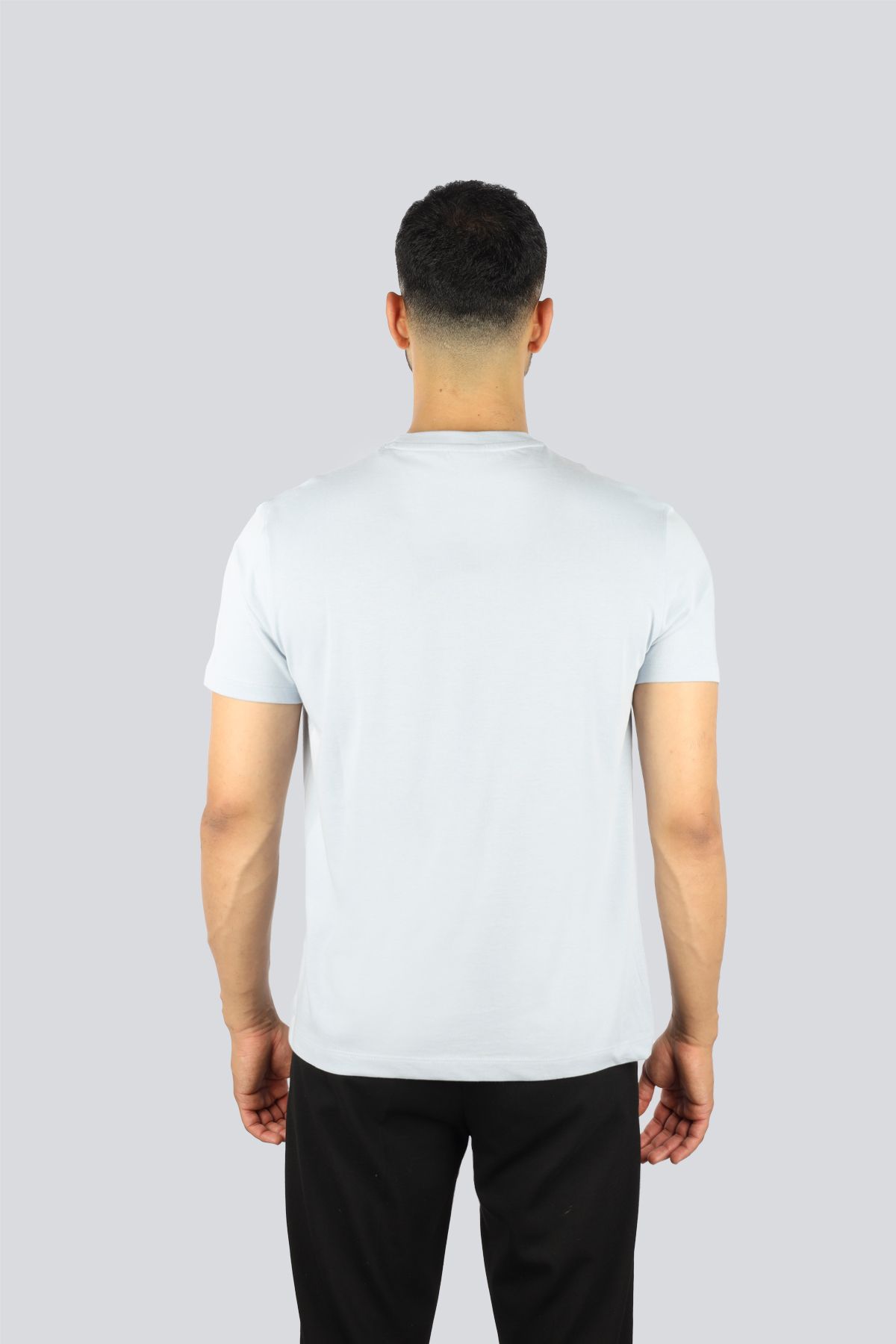 PAUL&SHARK-Tricou albastru cu mânecă scurtă și gât rotund pentru bărbați 25411088-904 2