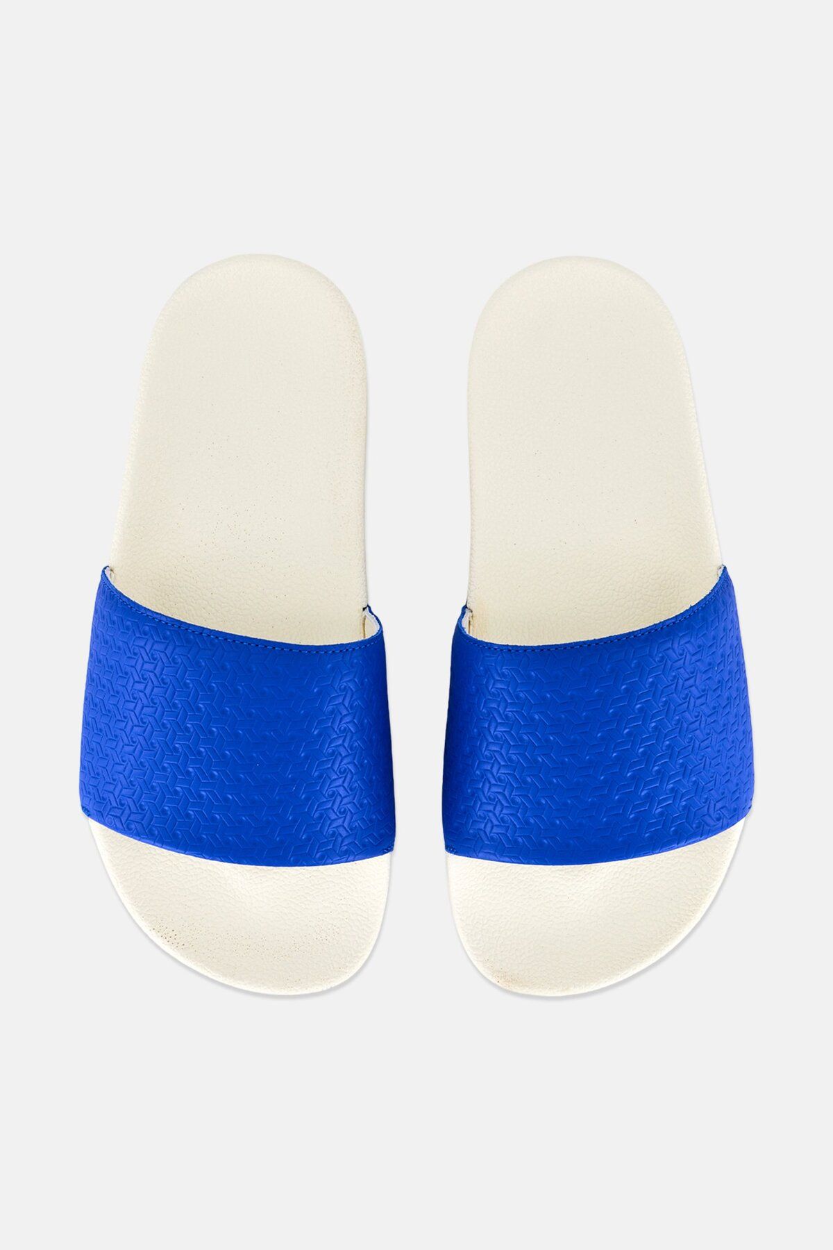 adidas-Kids Boy Adilette Slip On Slides, Blue 3