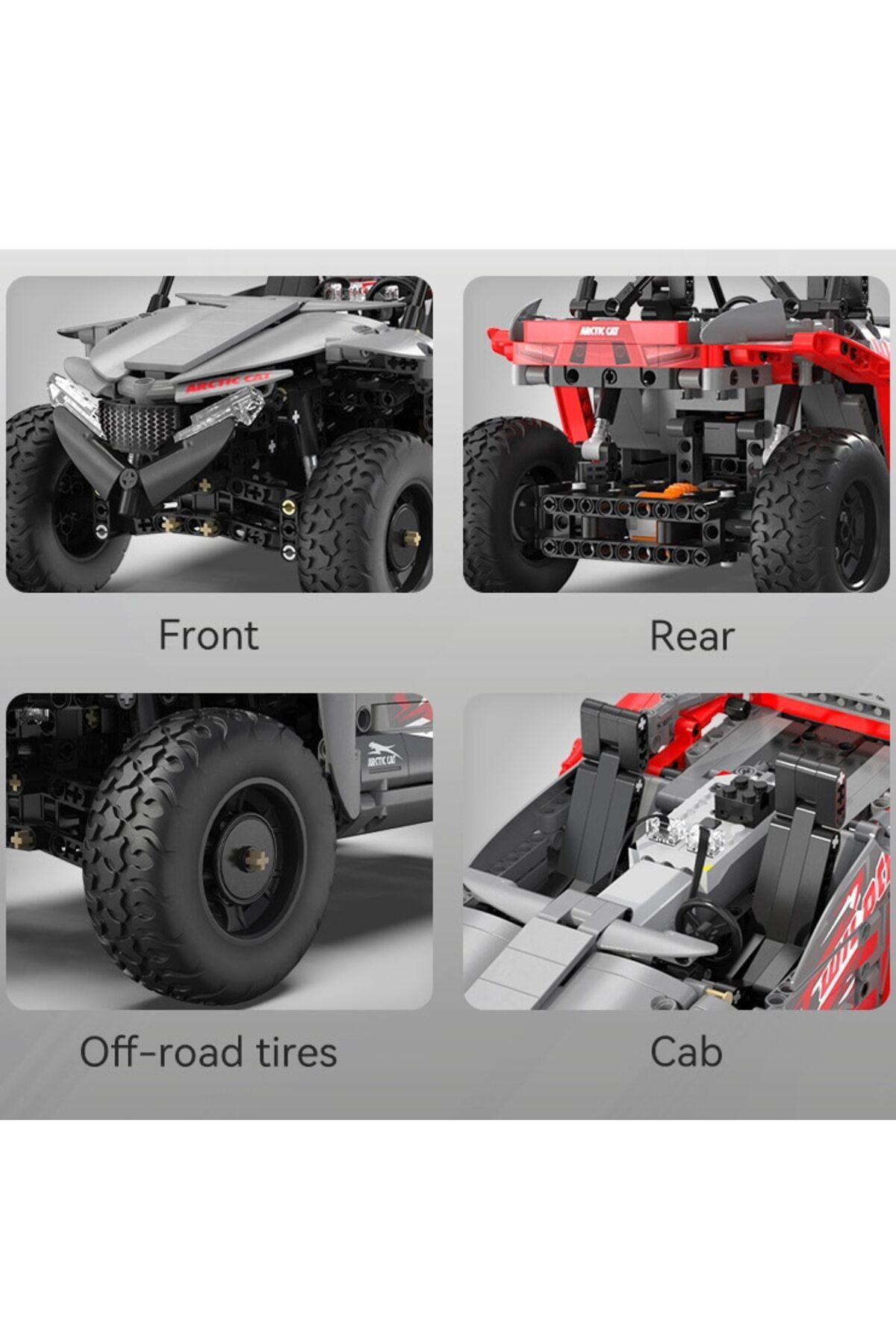 cada-CaDa Construction Set - RC Car WILDCAT Off-Roader C62006W 7