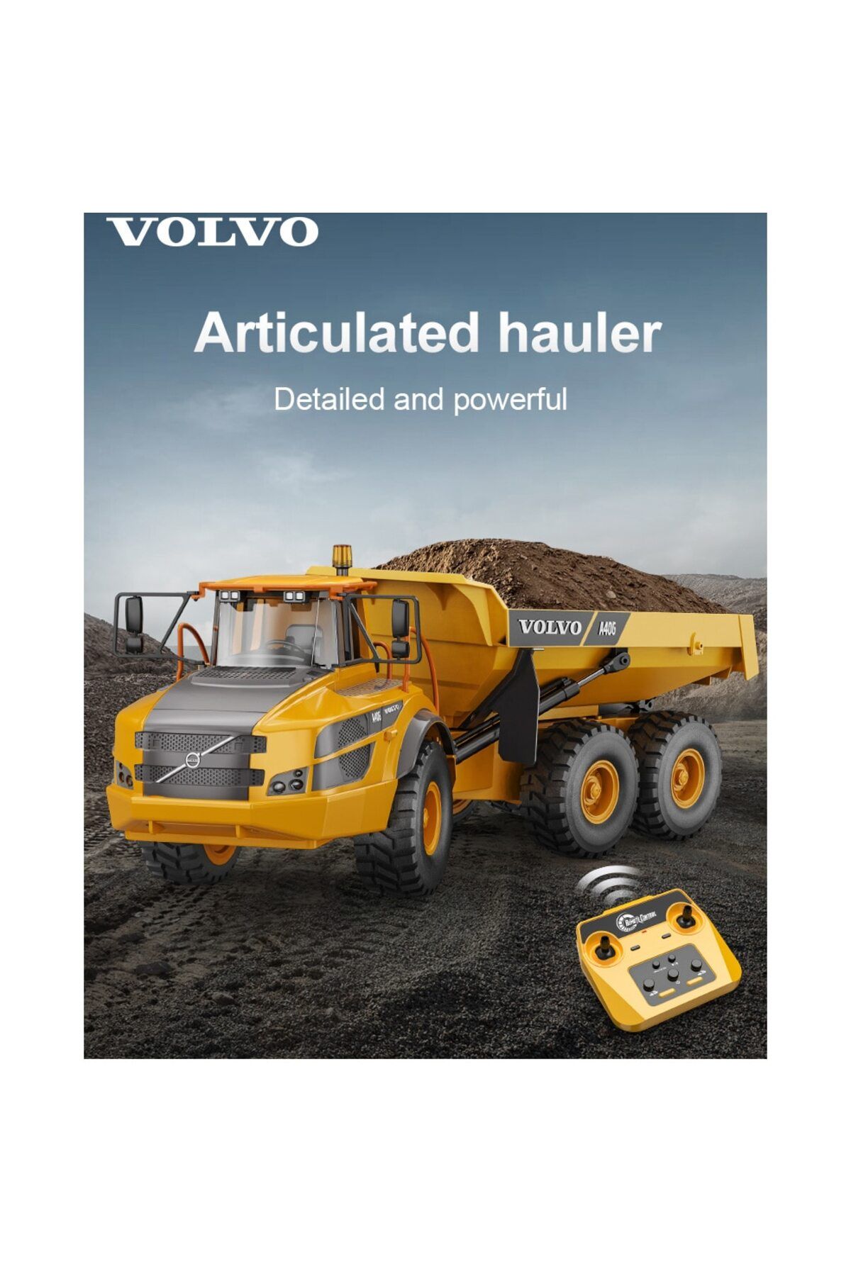 cada-RC Dump Truck CaDa VOLVO A40G 1:20 scale 2