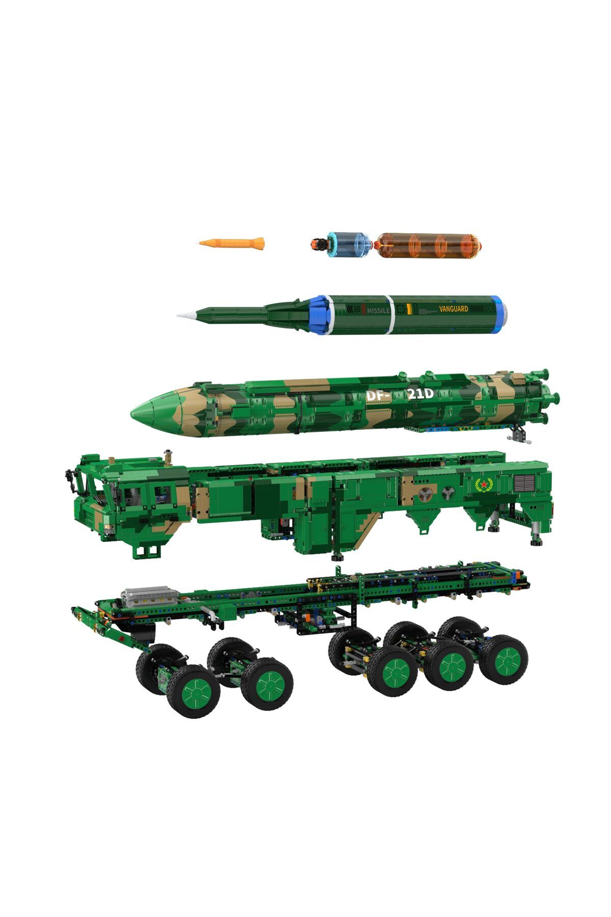 cada-Set constructie CaDa - Camion cu sistem antiracheta CASCI-DF 21D ASBM C56031W 6