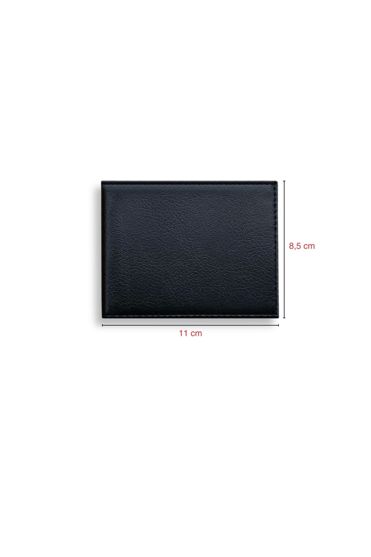 کیف پول مردانه نمونه کارها چرمی زیبا کلاسیک 10 دارنده کارت اعتباری سیاه VANİLLA COLLECTİON