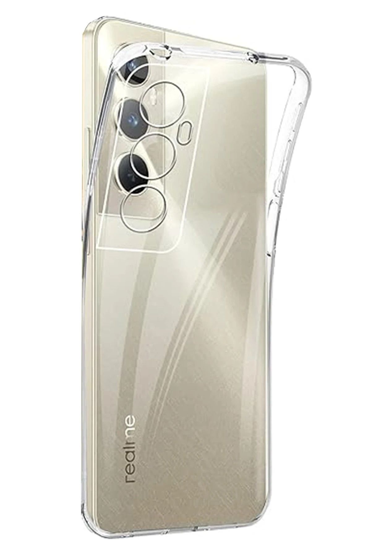 NewFace Realme C65 Kılıf Lüx Şeffaf Silikon JOJUA