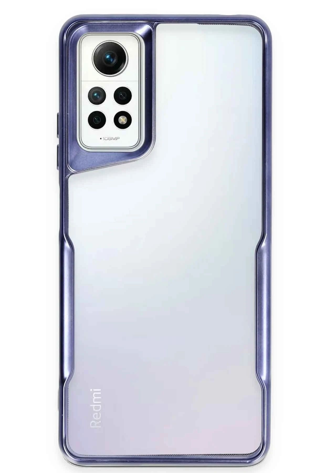 NewFace Xiaomi Redmi Note 12 Pro 4G Kılıf Boyi Silikon Kapak - Lacivert JOJUA