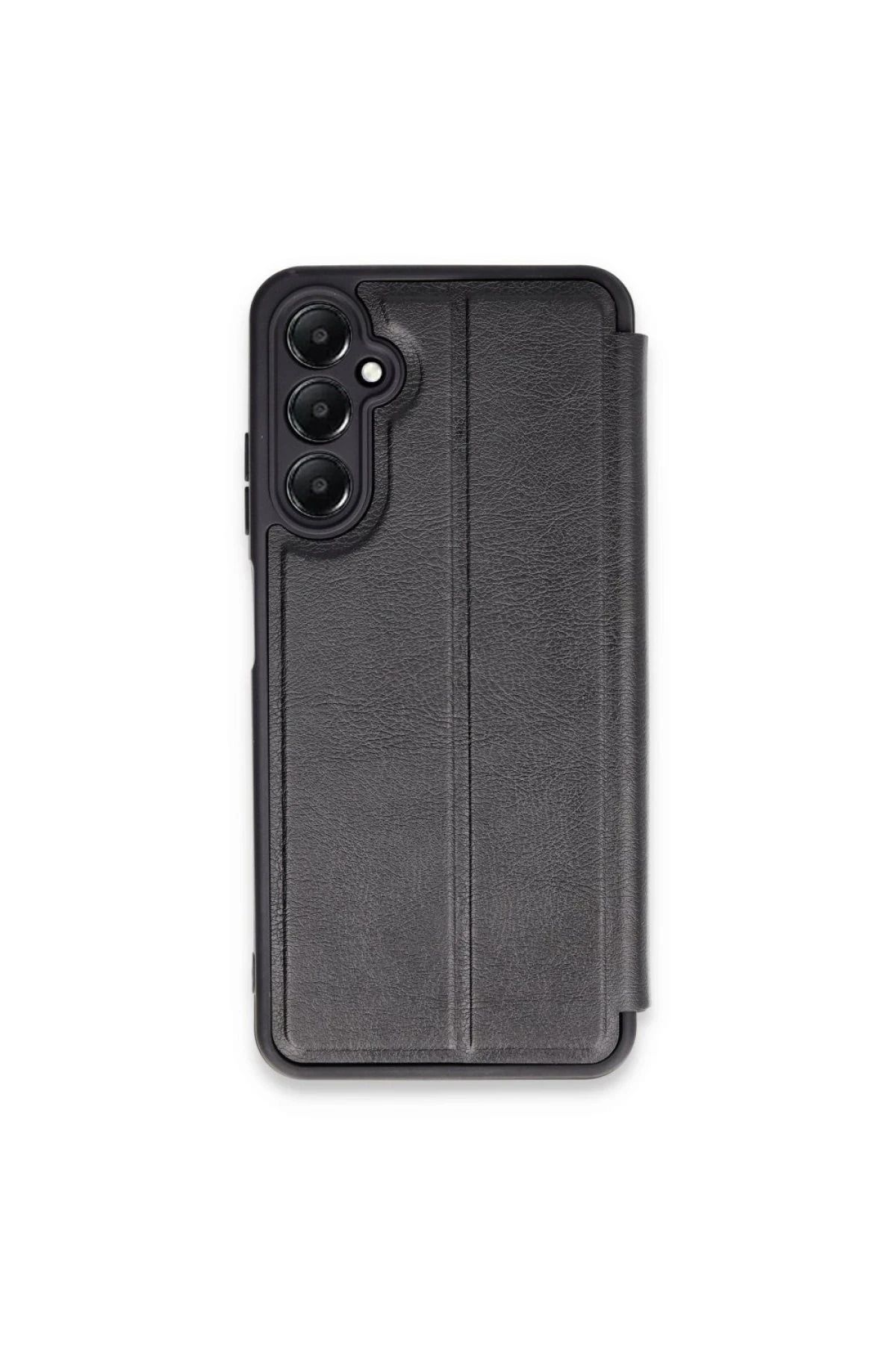NewFace Samsung Galaxy S24 FE Kılıf Flip Cover - Siyah FERRG