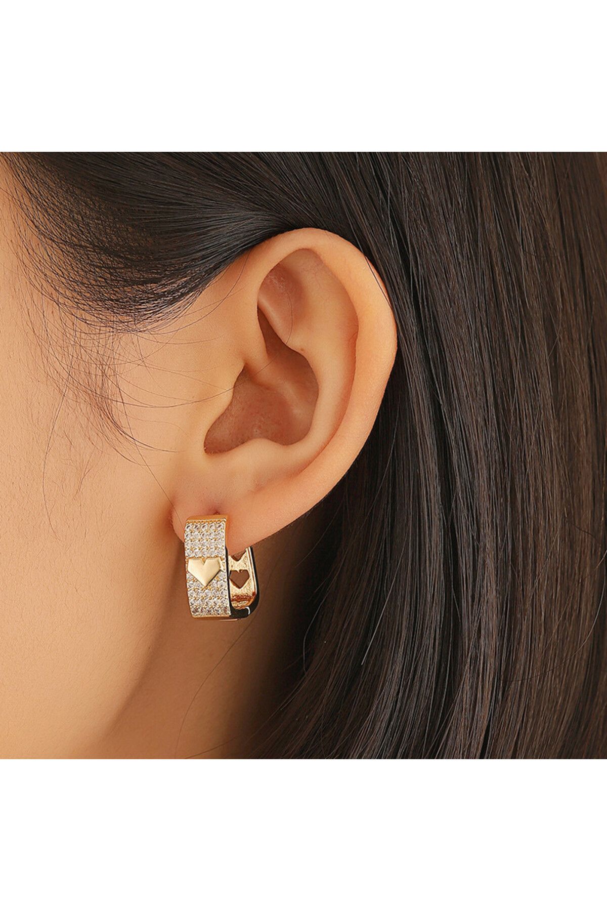 SIC MODA-Elegant Copper Earrings Sic Moda 5805B 3