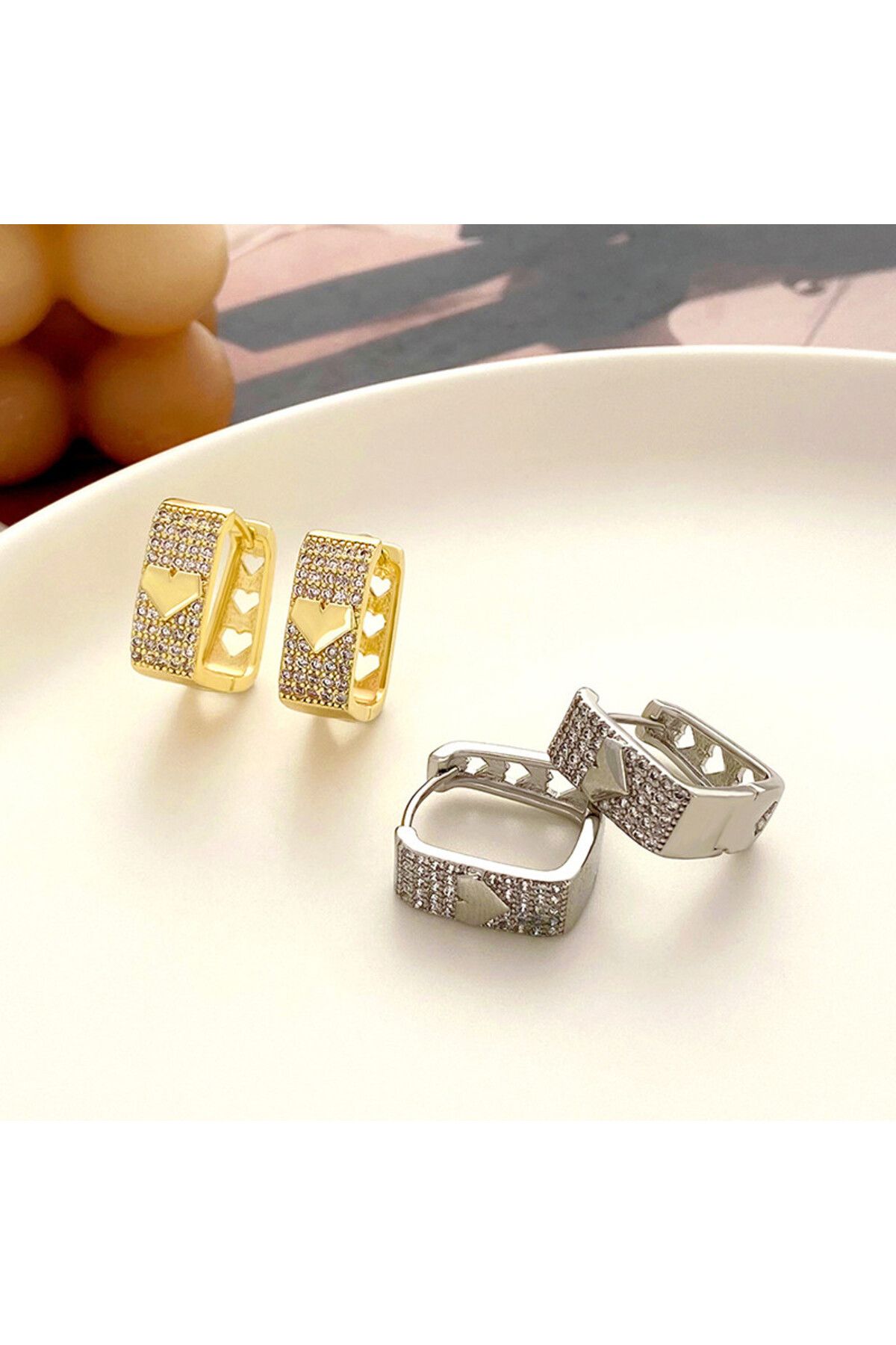 SIC MODA-Elegant Copper Earrings Sic Moda 5805B 4