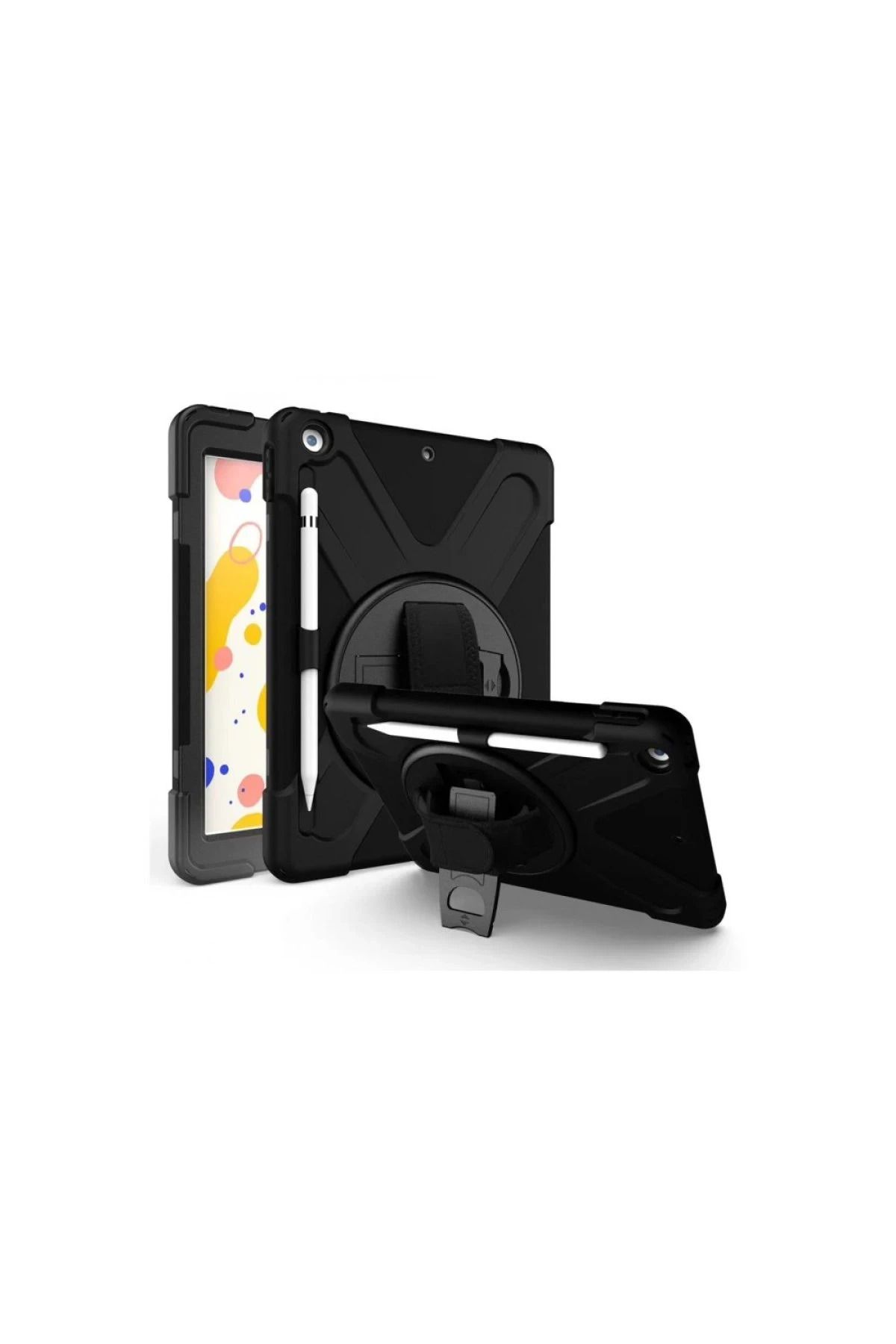 NewFace iPad Air 11 (2024) Kılıf Amazing Tablet Kapak - Siyah BSTMY