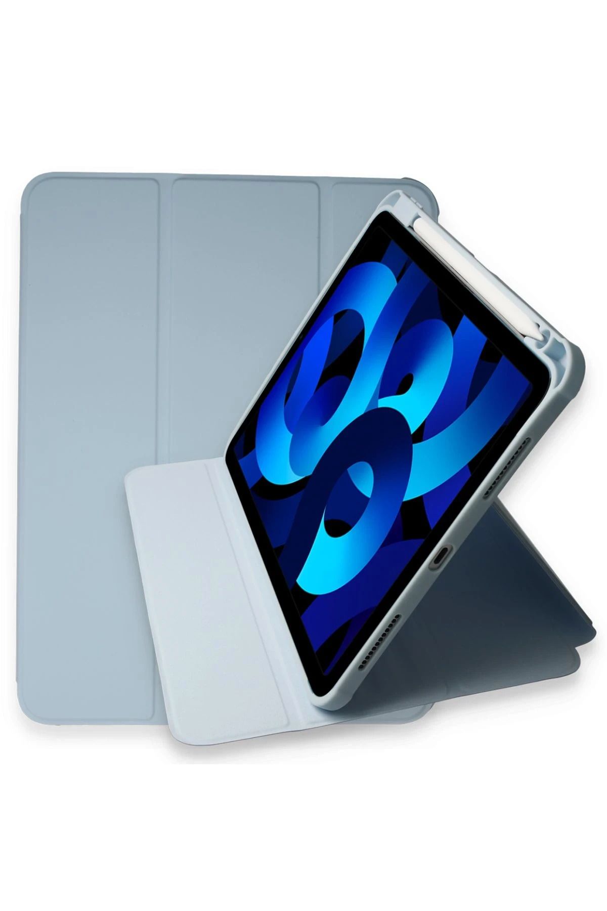 NewFace iPad Pro 11 (2021) Kılıf Starling 360 Kalemlikli Tablet Kılıf - Mavi HNZRN
