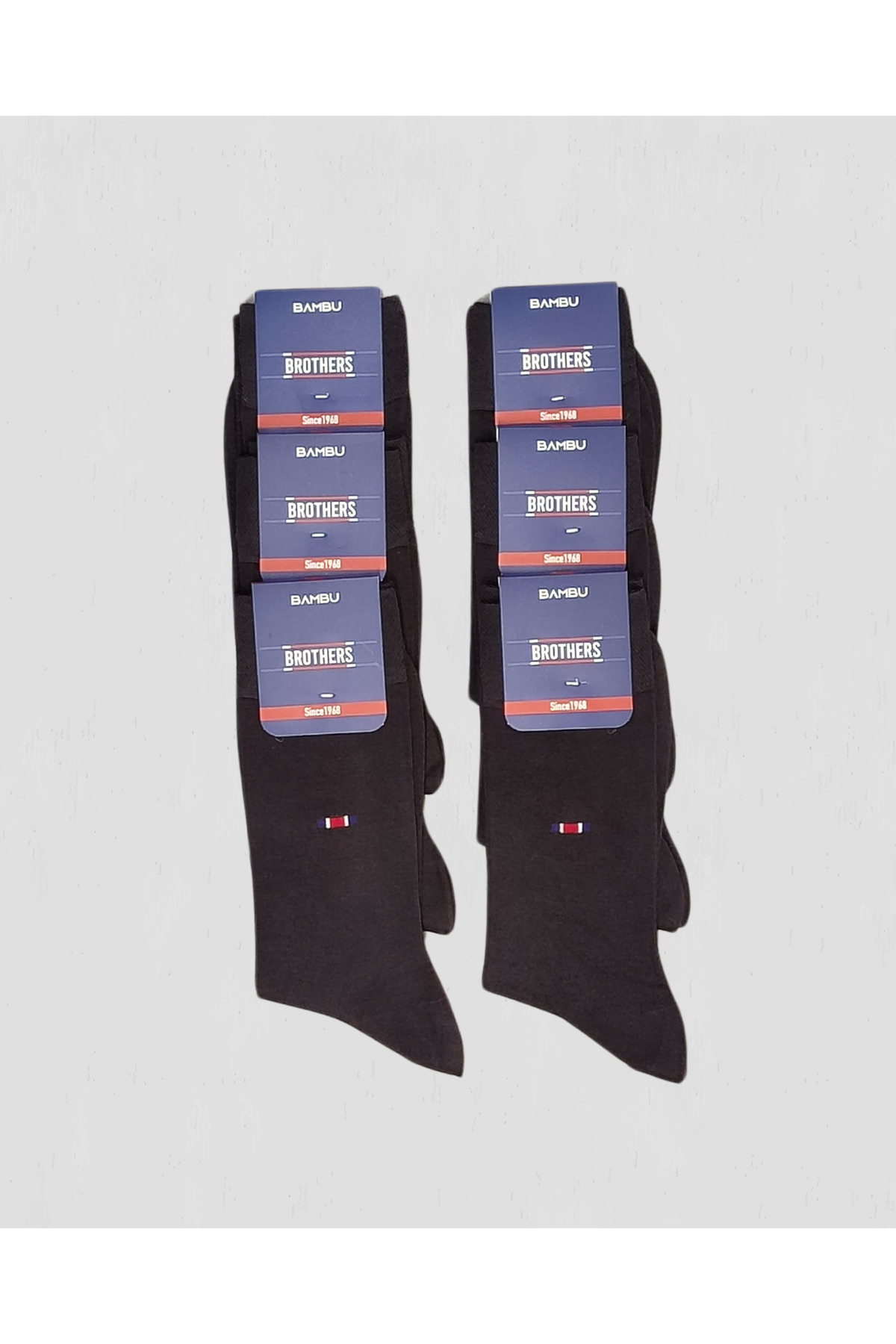 Brothers-Bamboo 6-Piece Long Socket Perfume Scented Socks (B29.251.108N- Anthracite) 3