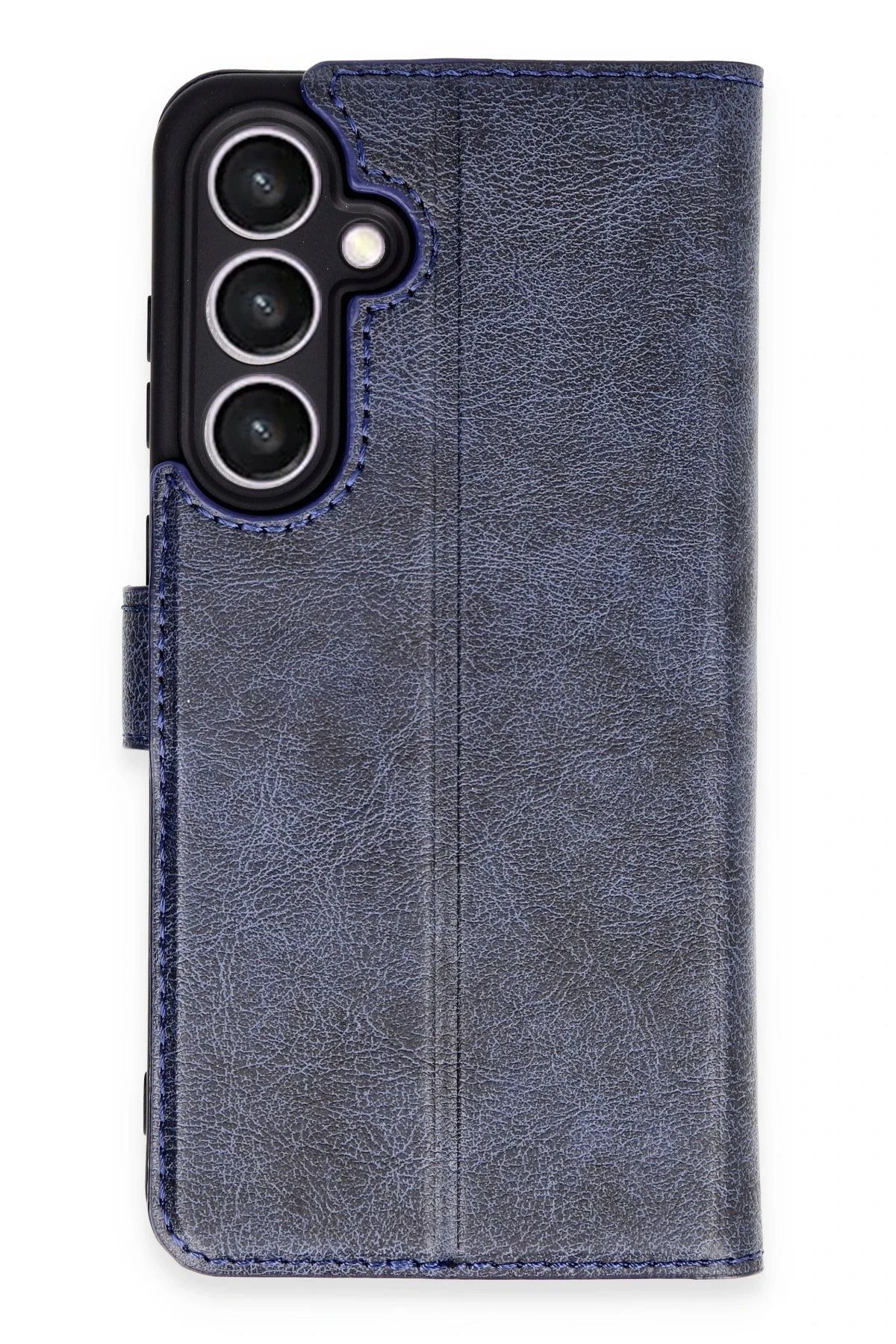 NewFace Samsung Galaxy S24 FE Kılıf Trend S Plus Kapaklı Kılıf - Lacivert INSLM