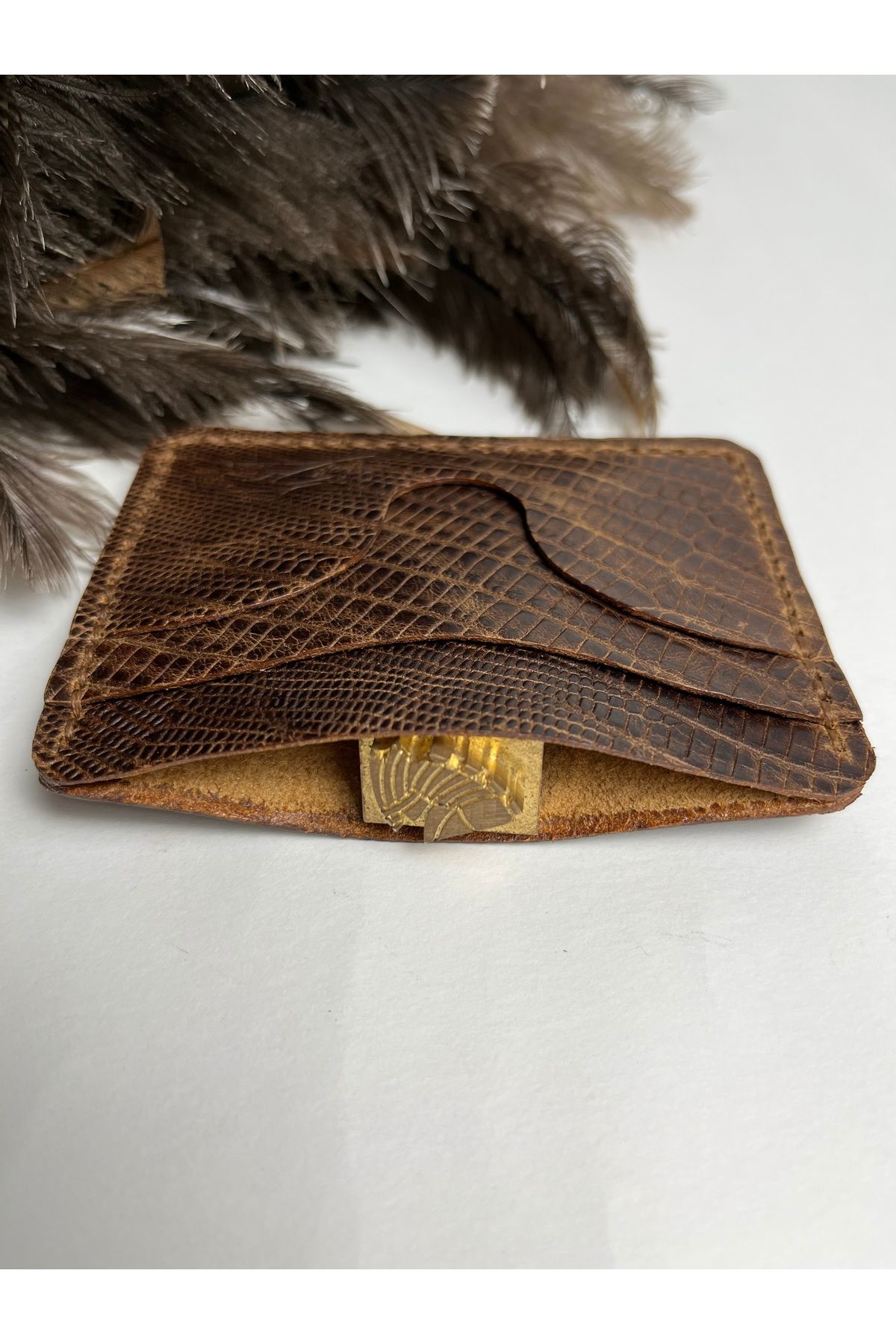 کارت دار مردانه چرمی واقعی CROCODILE PALICEDED TROYDER